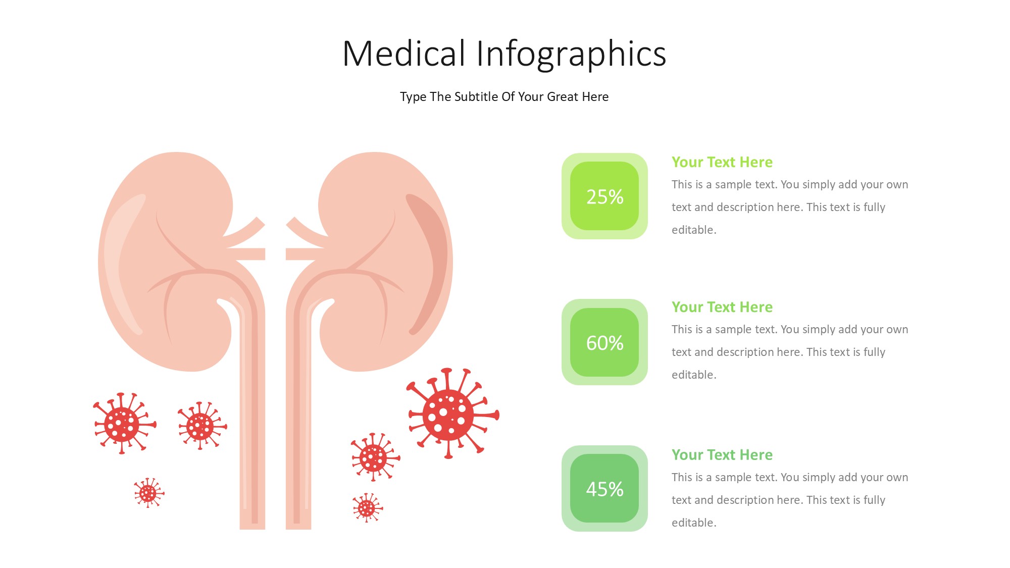 医疗医药图形信息图示PPT模板