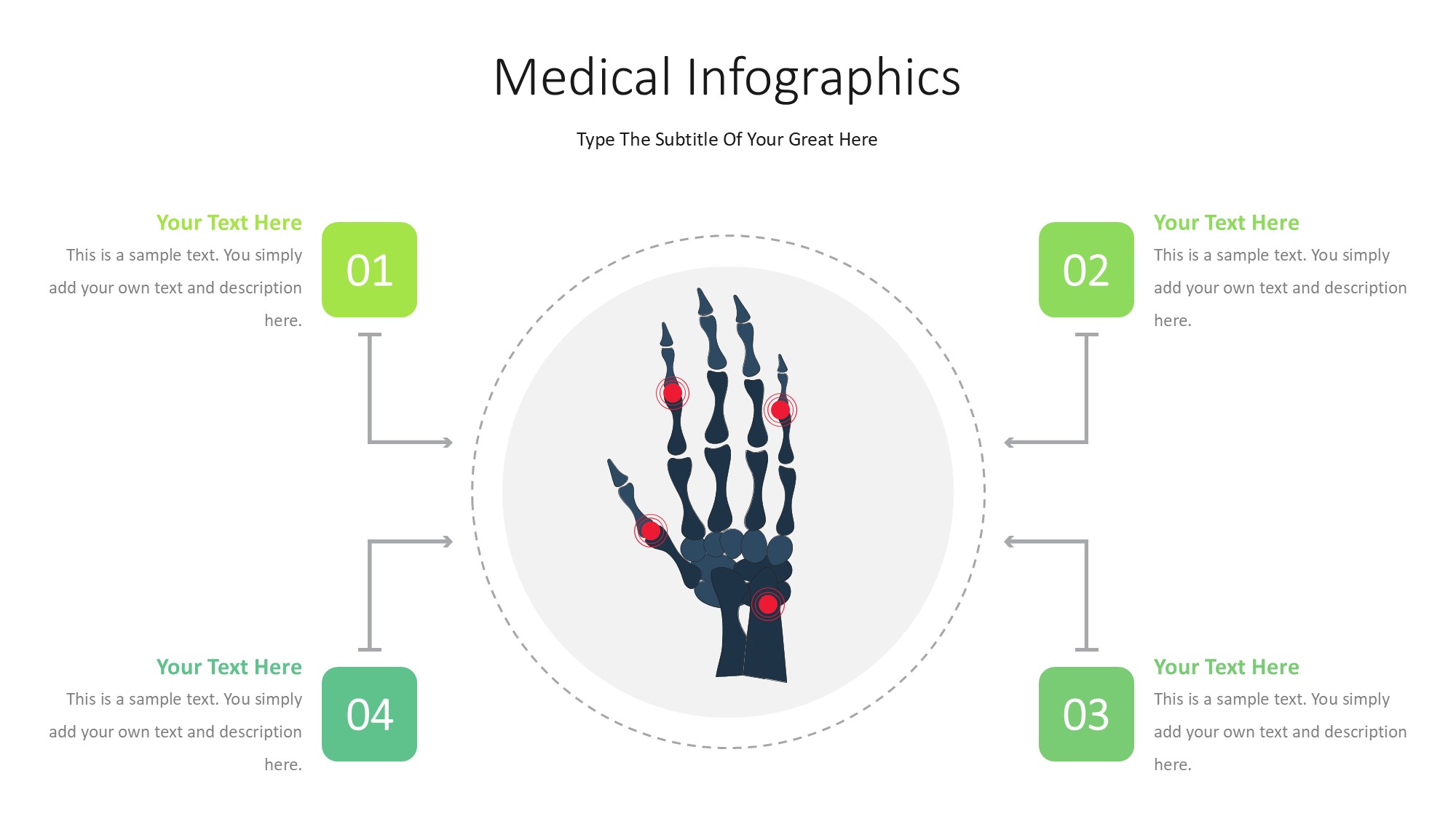 医疗医药图形信息图示PPT模板