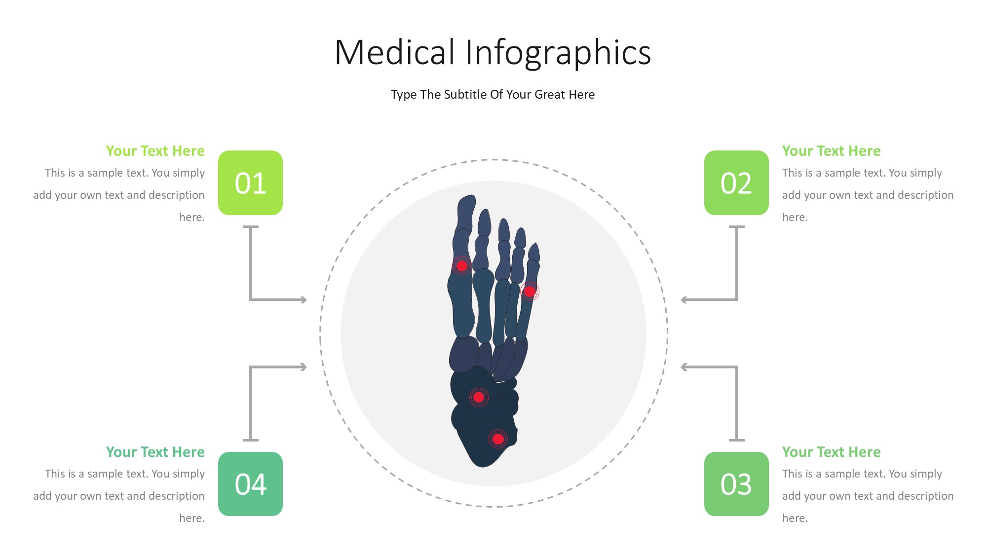 医疗医药图形信息图示PPT模板