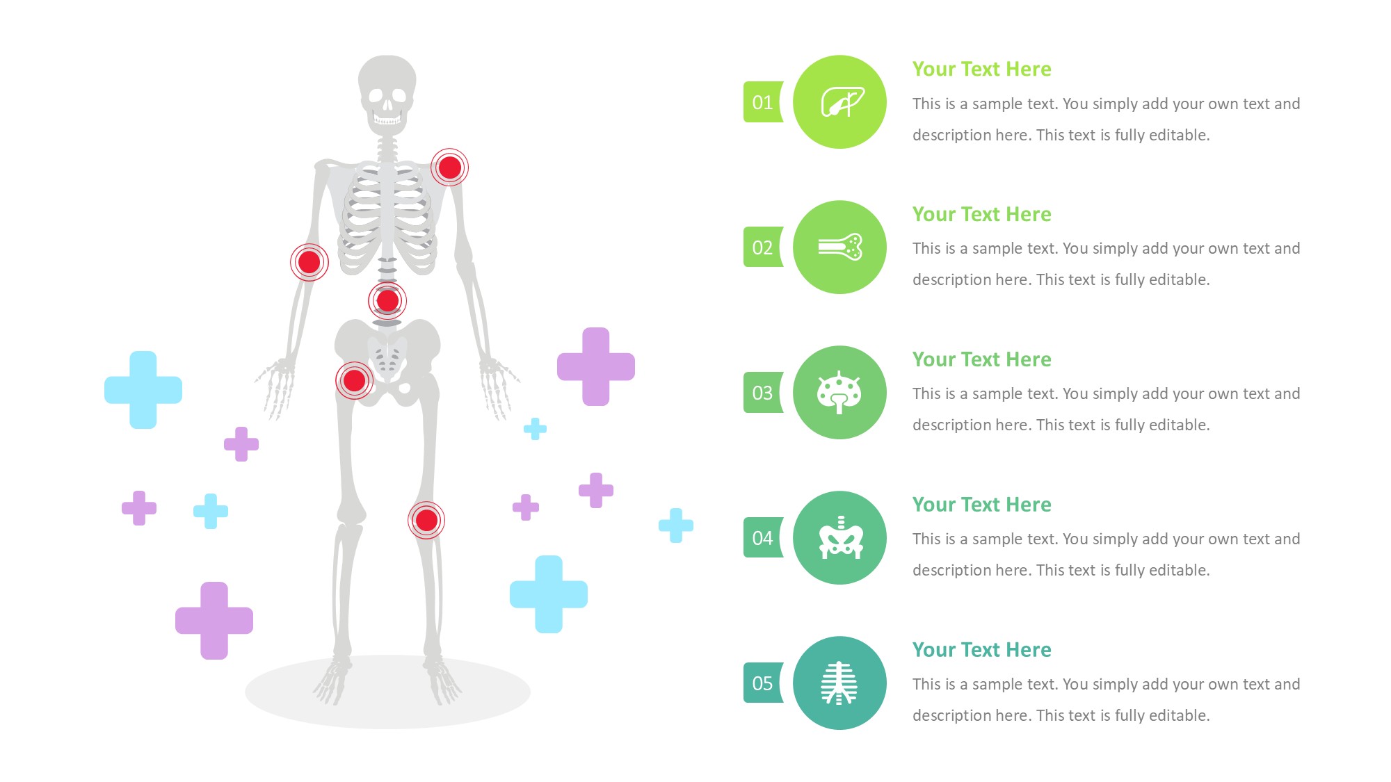 医疗医药图形信息图示PPT模板