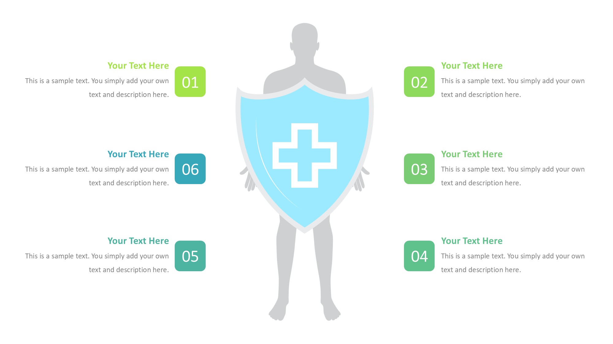 医疗医药图形信息图示PPT模板