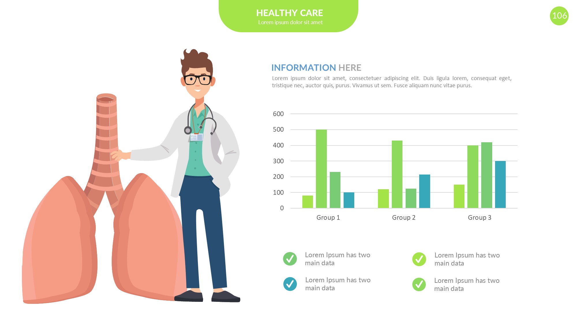医疗医药图形信息图示PPT模板