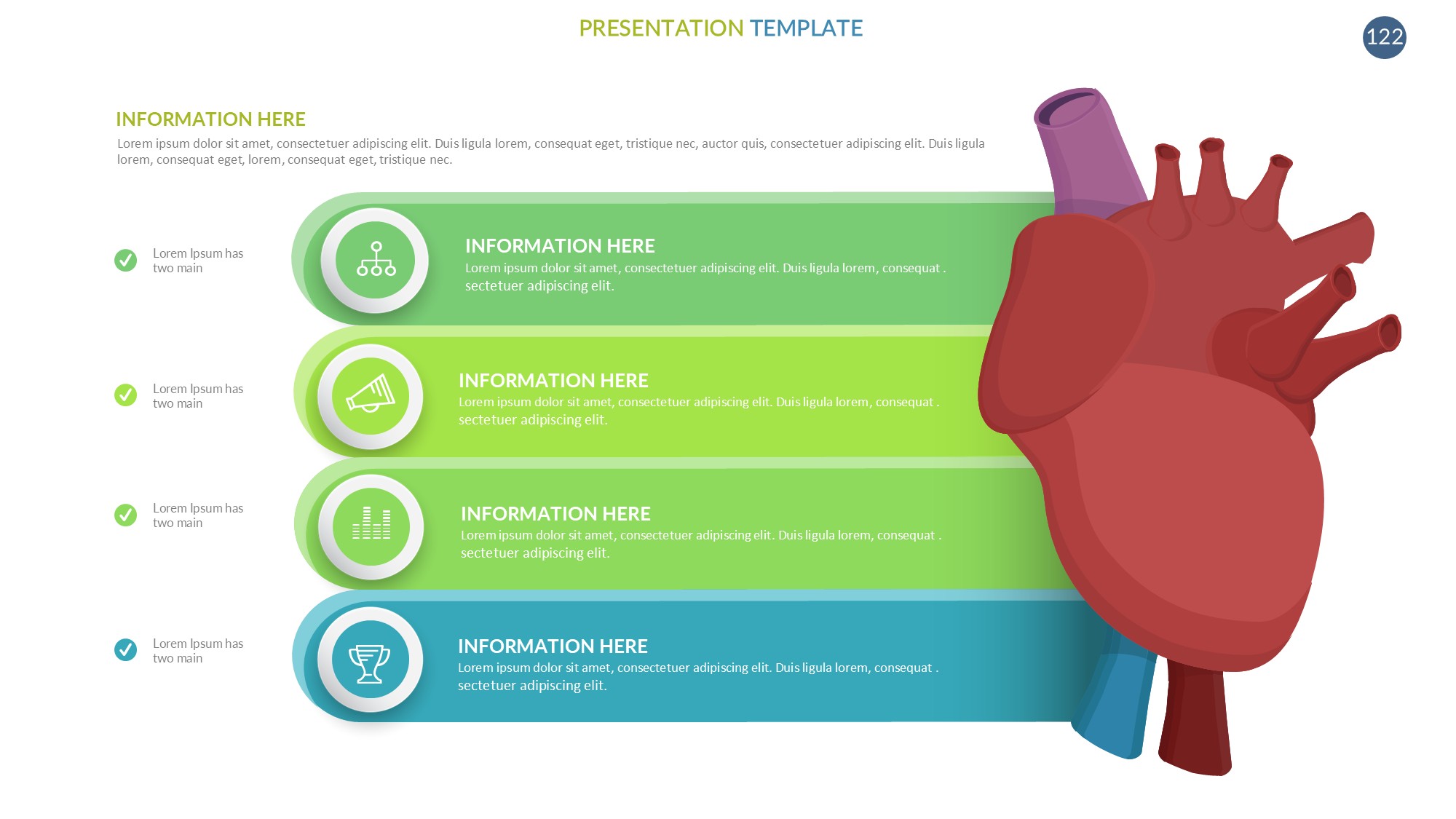 医疗医药图形信息图示PPT模板
