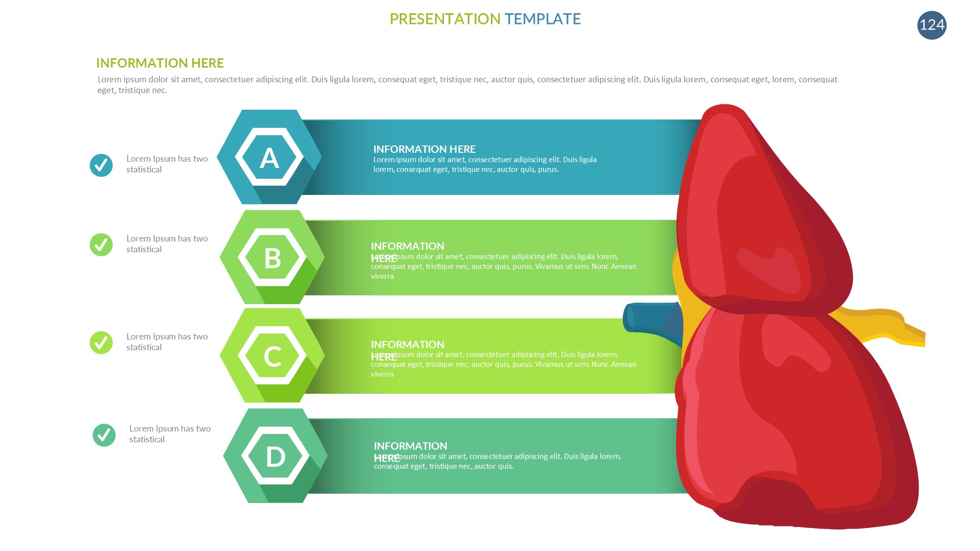 医疗医药图形信息图示PPT模板