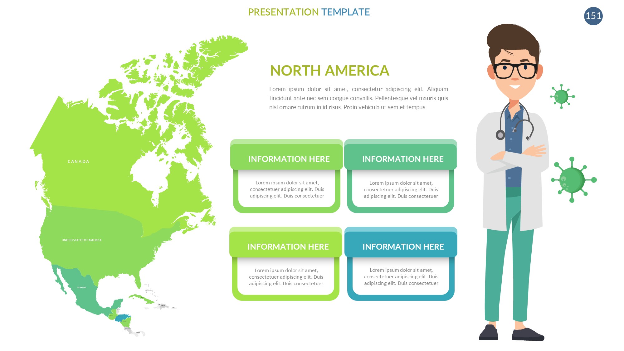 医疗医药图形信息图示PPT模板