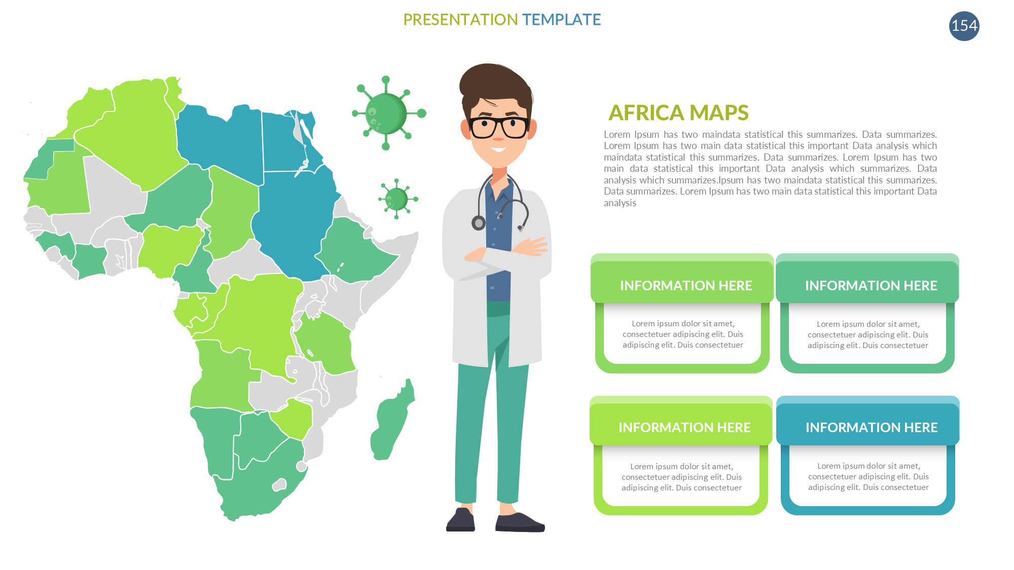 医疗医药图形信息图示PPT模板