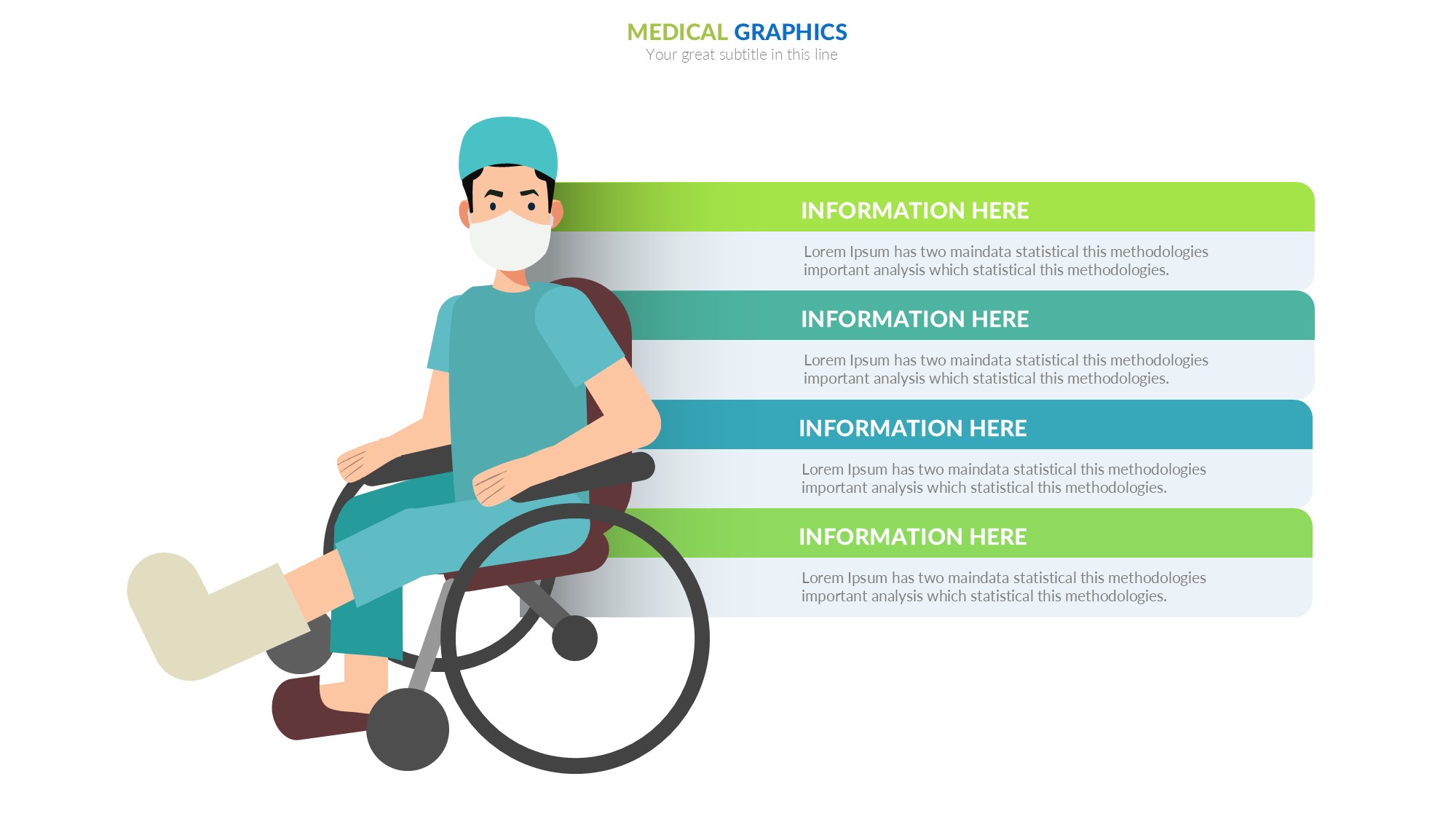 医疗医药图形信息图示PPT模板
