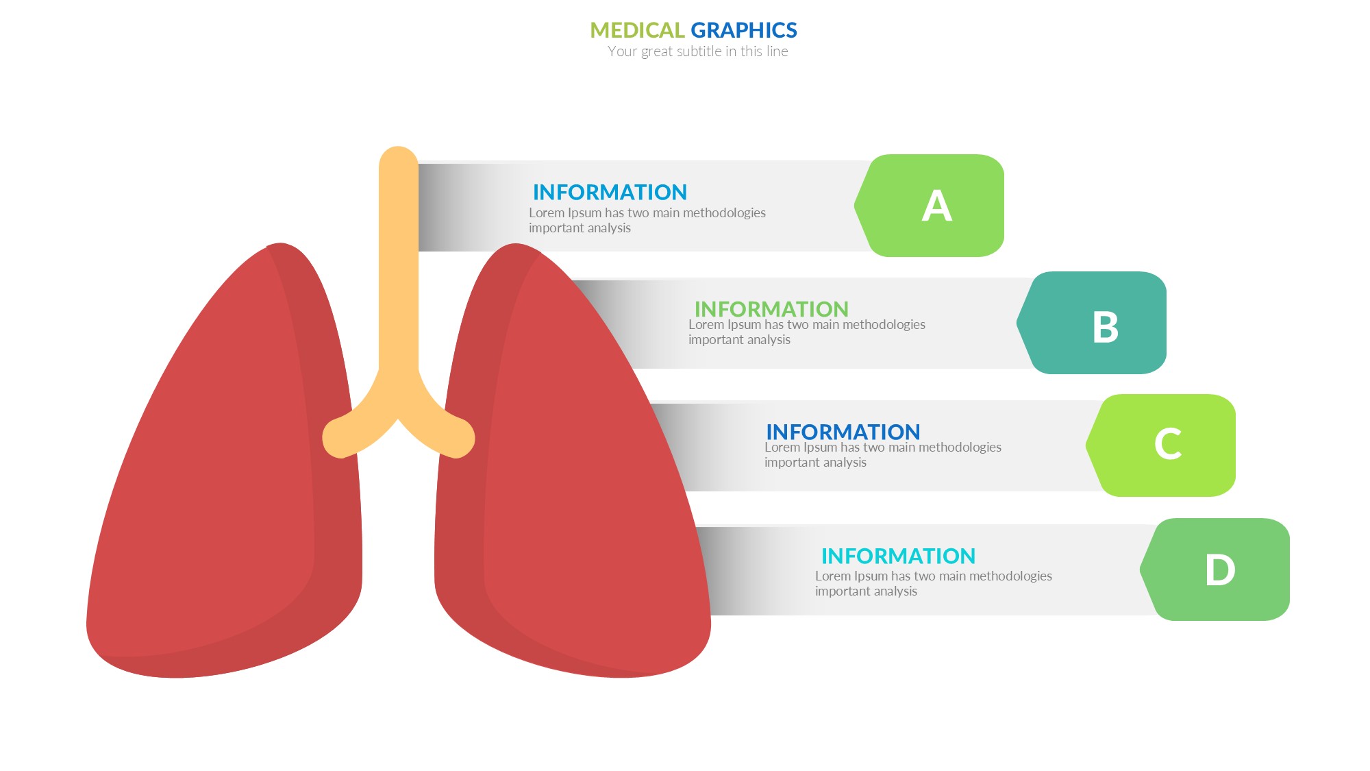 医疗医药图形信息图示PPT模板