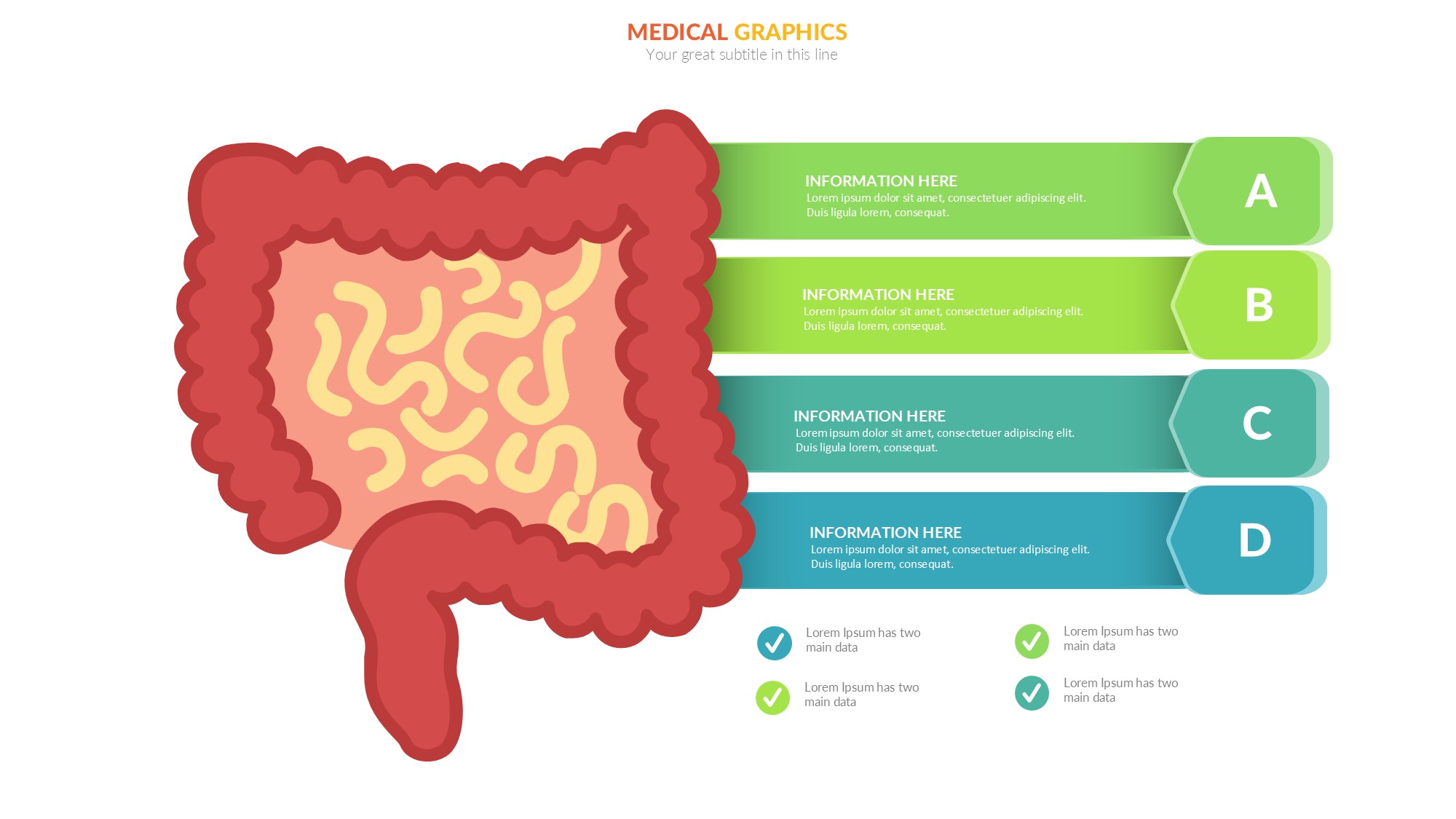 医疗医药图形信息图示PPT模板
