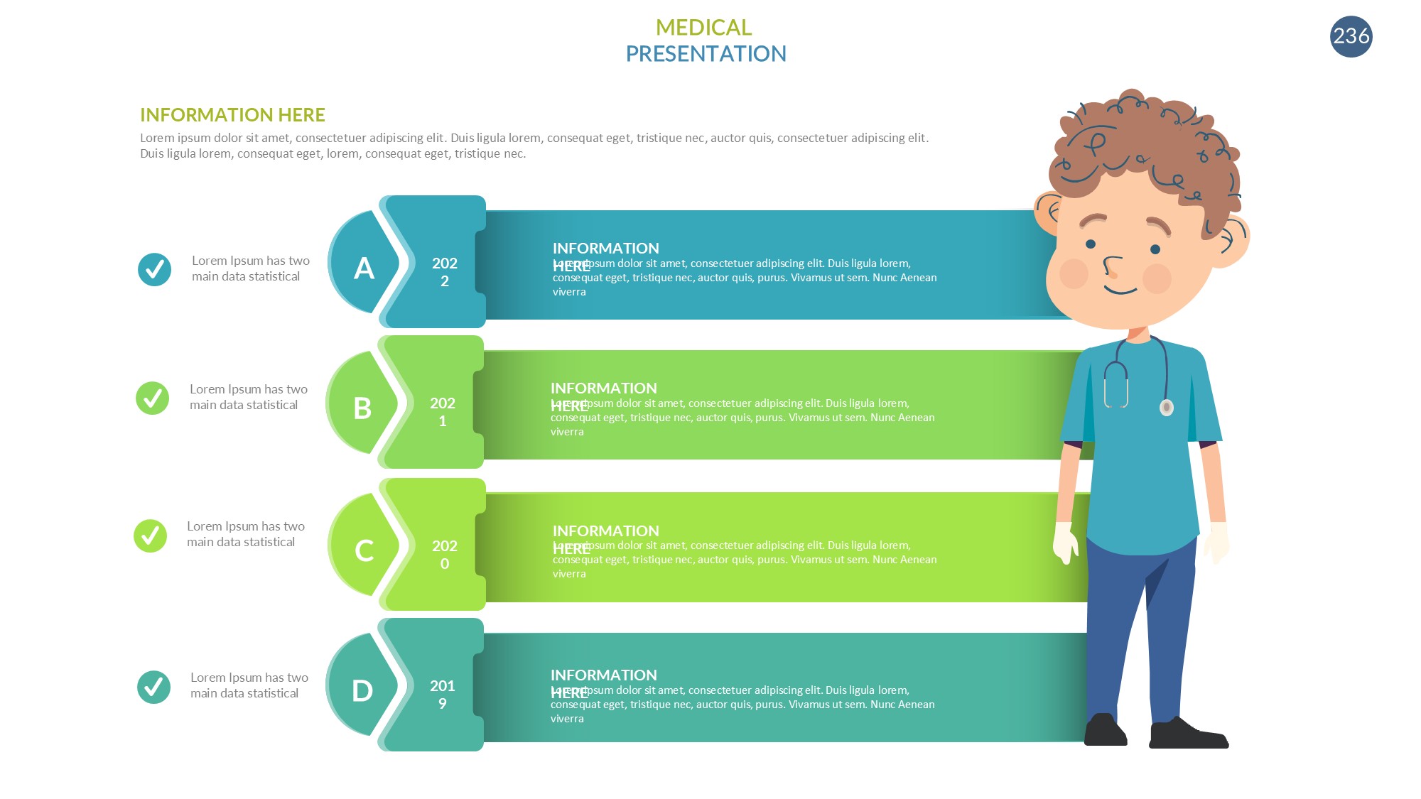 医疗医药图形信息图示PPT模板