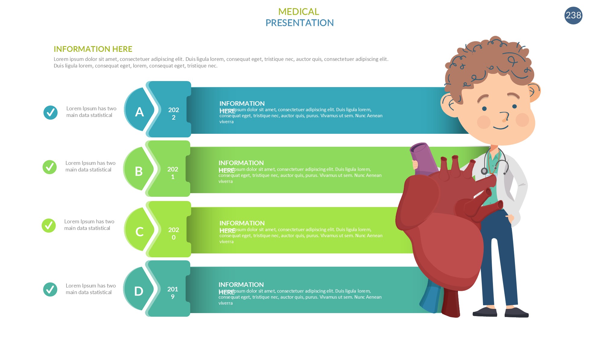 医疗医药图形信息图示PPT模板