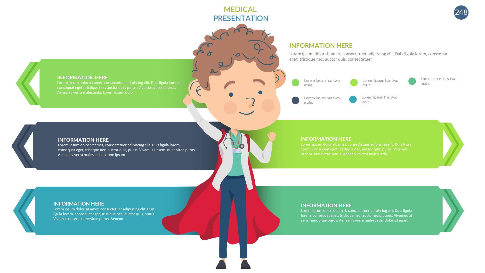 医疗医药图形信息图示PPT模板