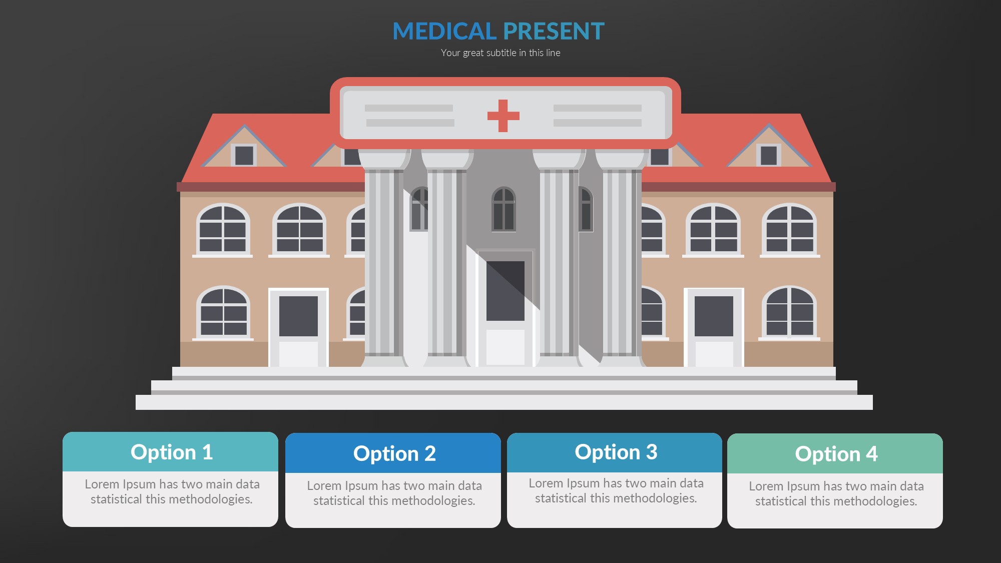 医疗医药图形信息图示PPT模板
