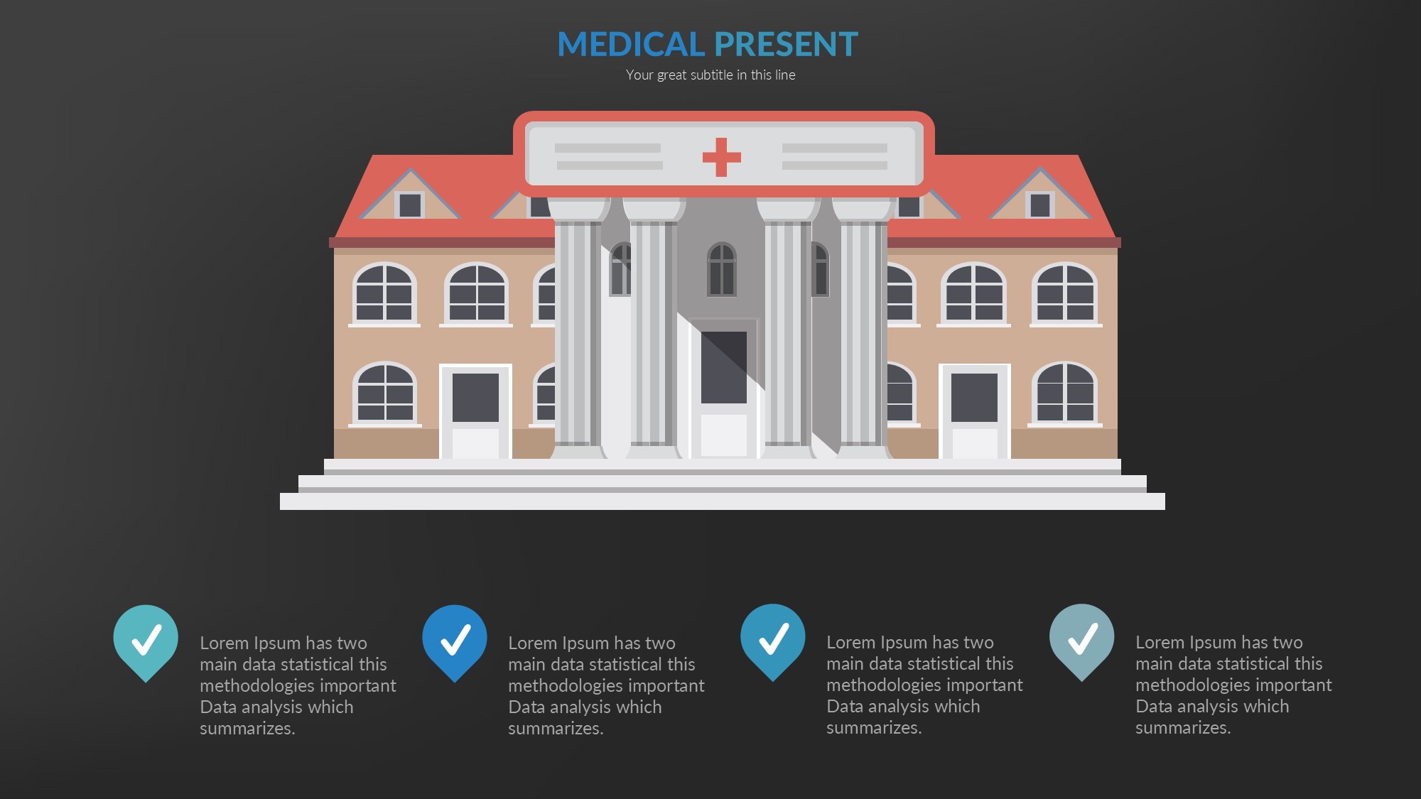 医疗医药图形信息图示PPT模板