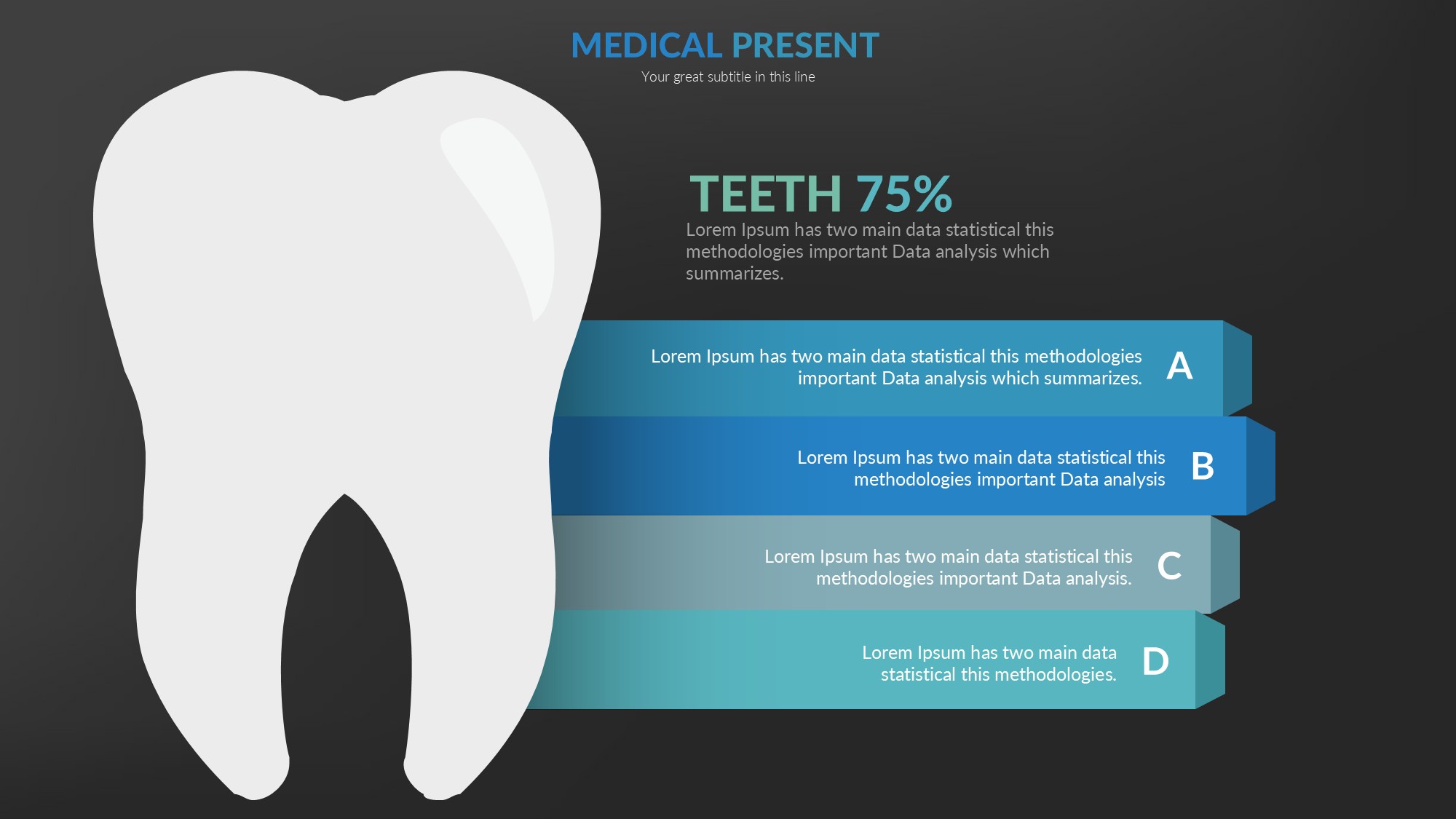 医疗医药图形信息图示PPT模板