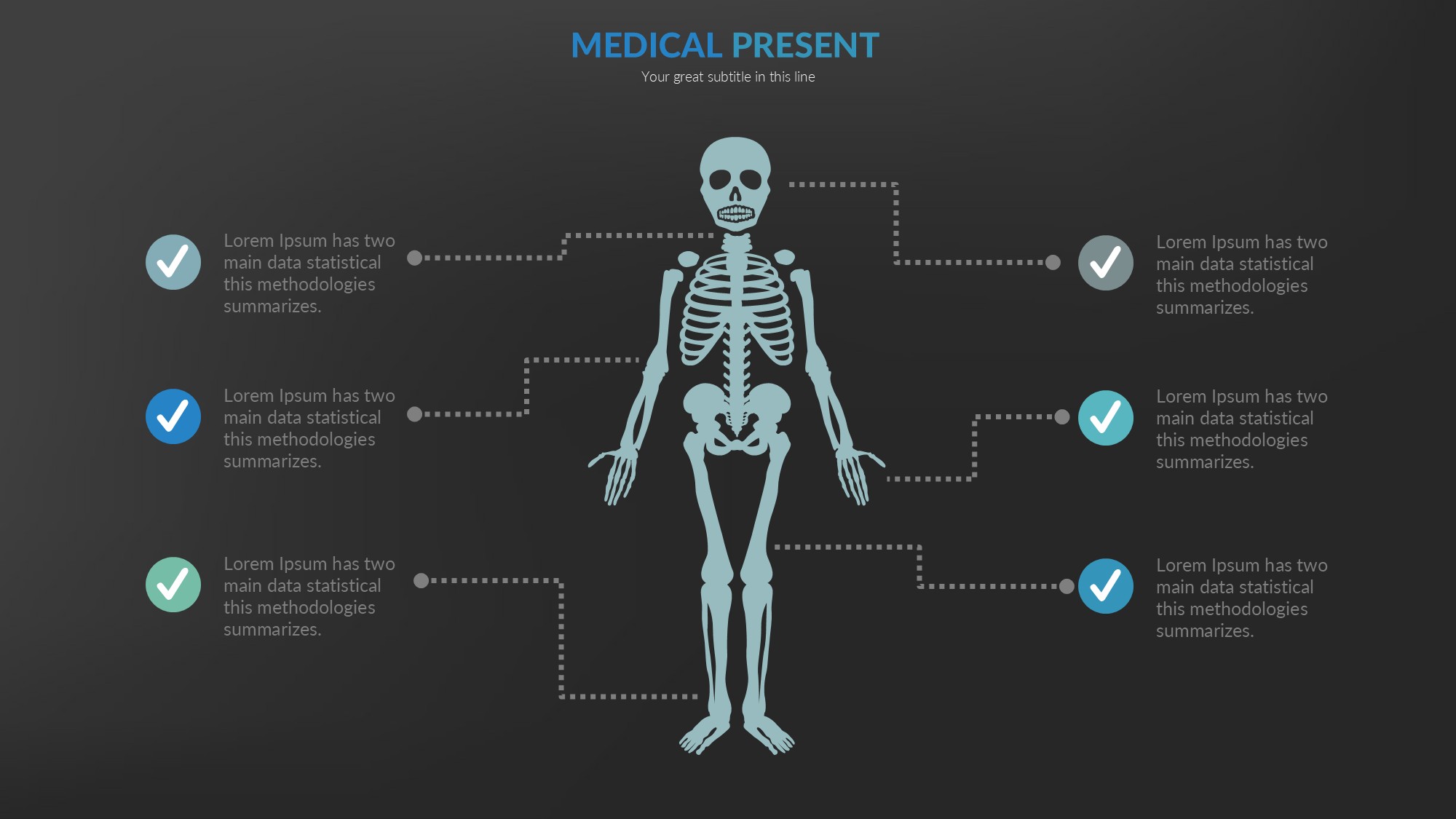医疗医药图形信息图示PPT模板