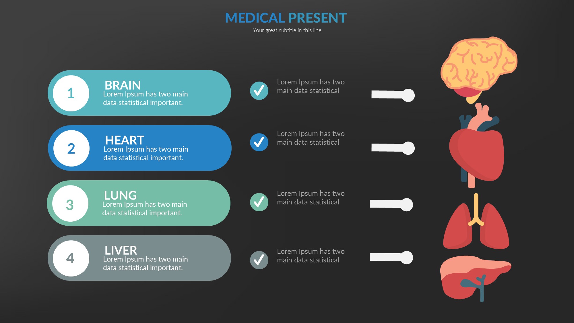 医疗医药图形信息图示PPT模板