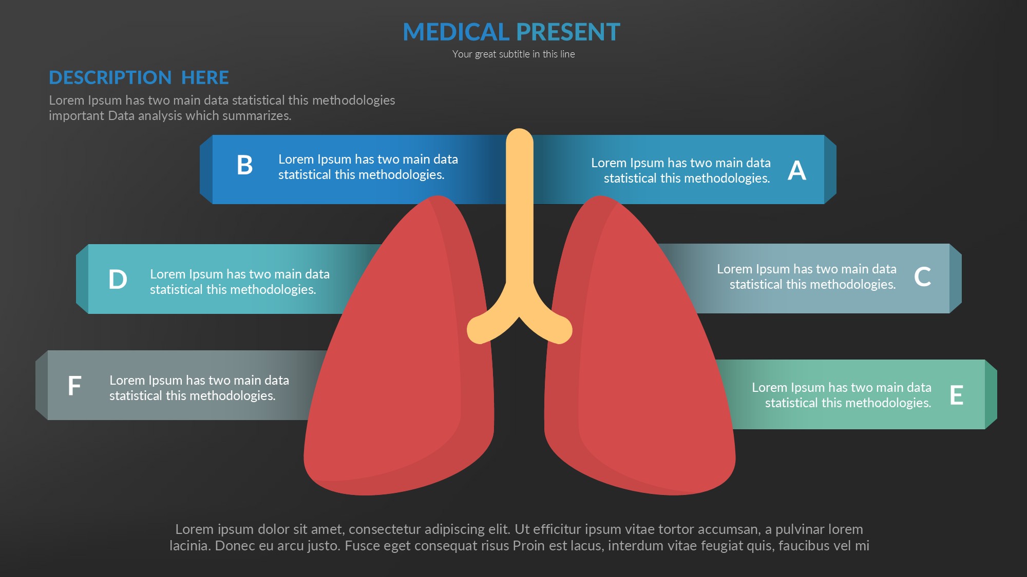 医疗医药图形信息图示PPT模板