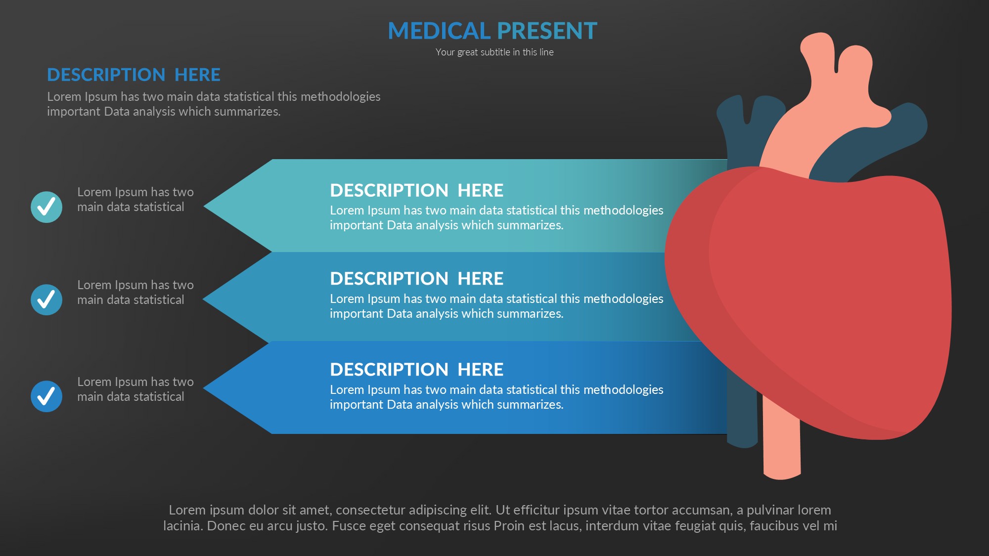 医疗医药图形信息图示PPT模板