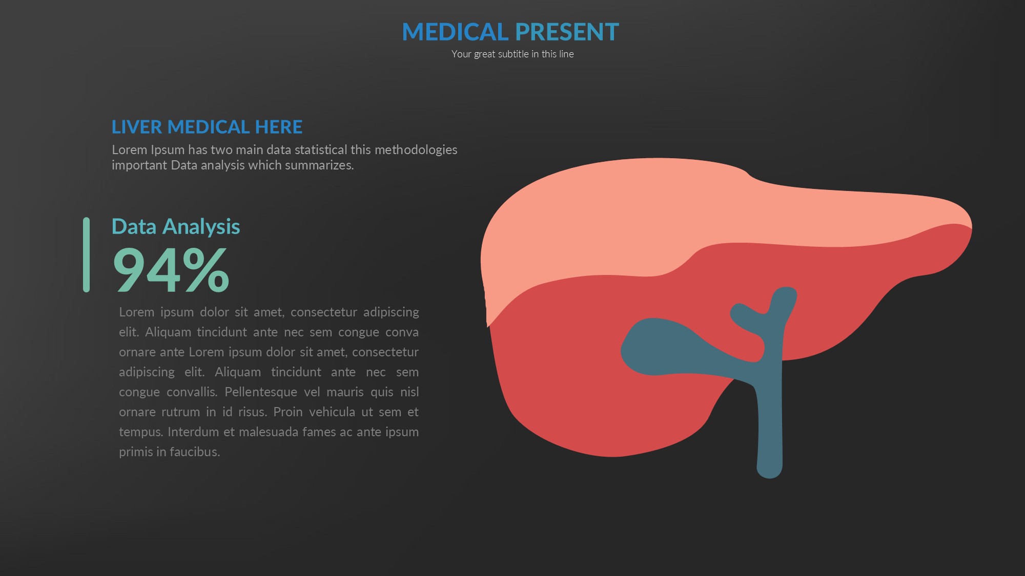 医疗医药图形信息图示PPT模板