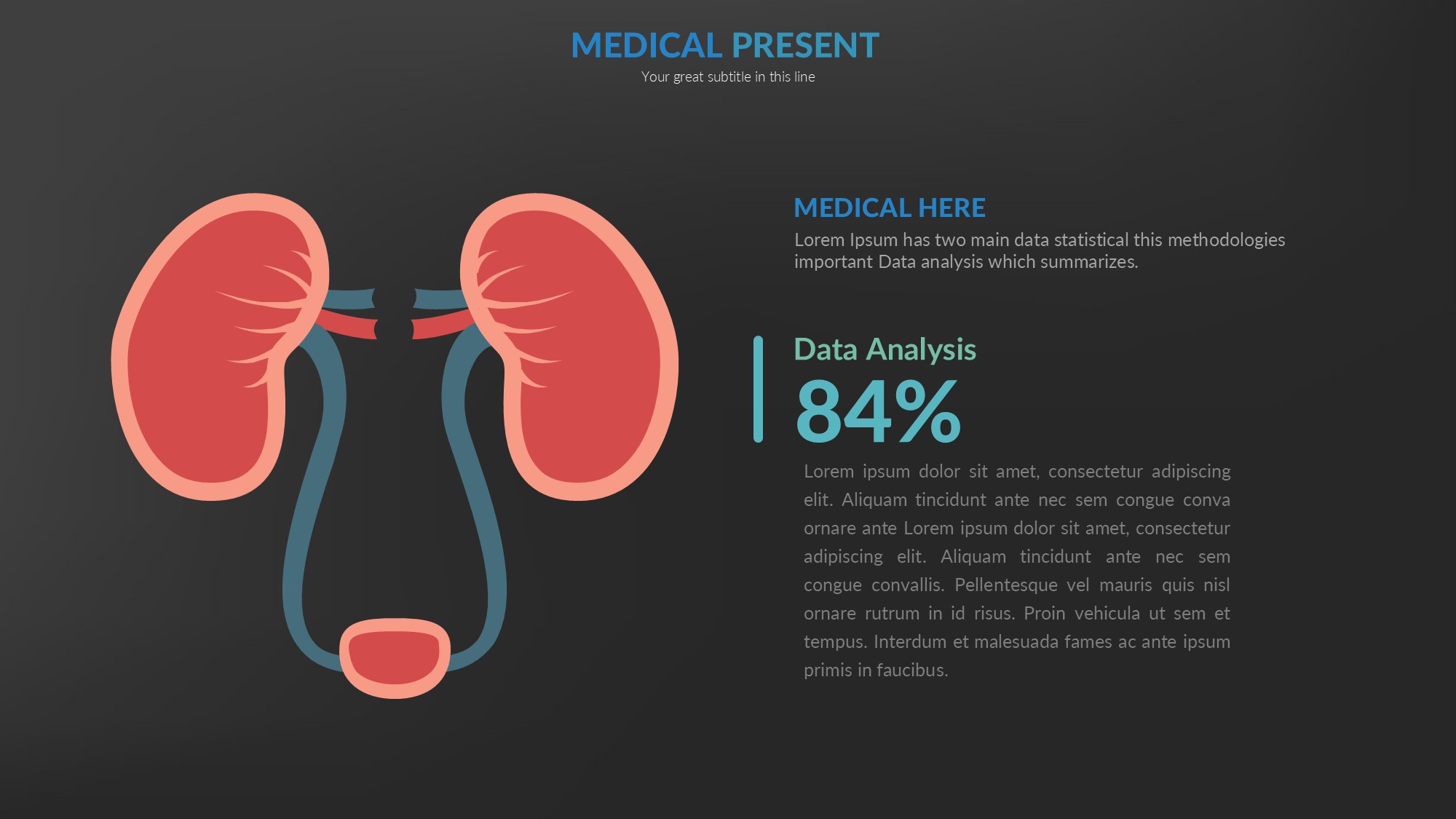 医疗医药图形信息图示PPT模板