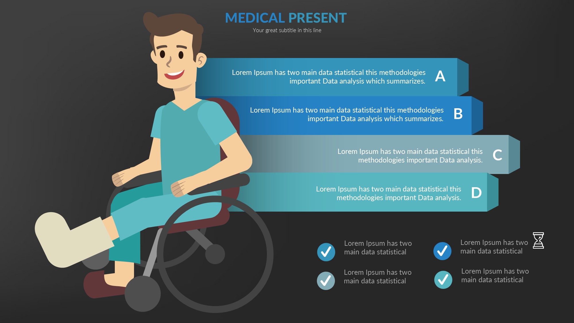 医疗医药图形信息图示PPT模板