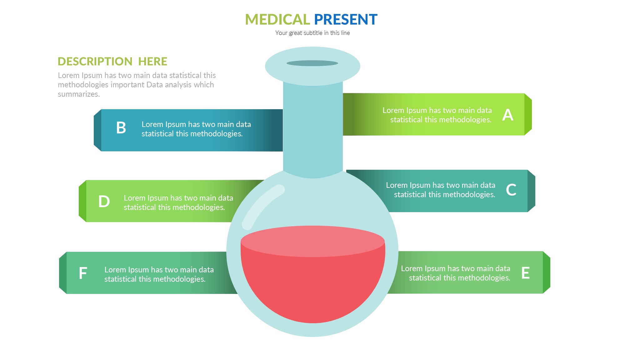 医疗医药图形信息图示PPT模板