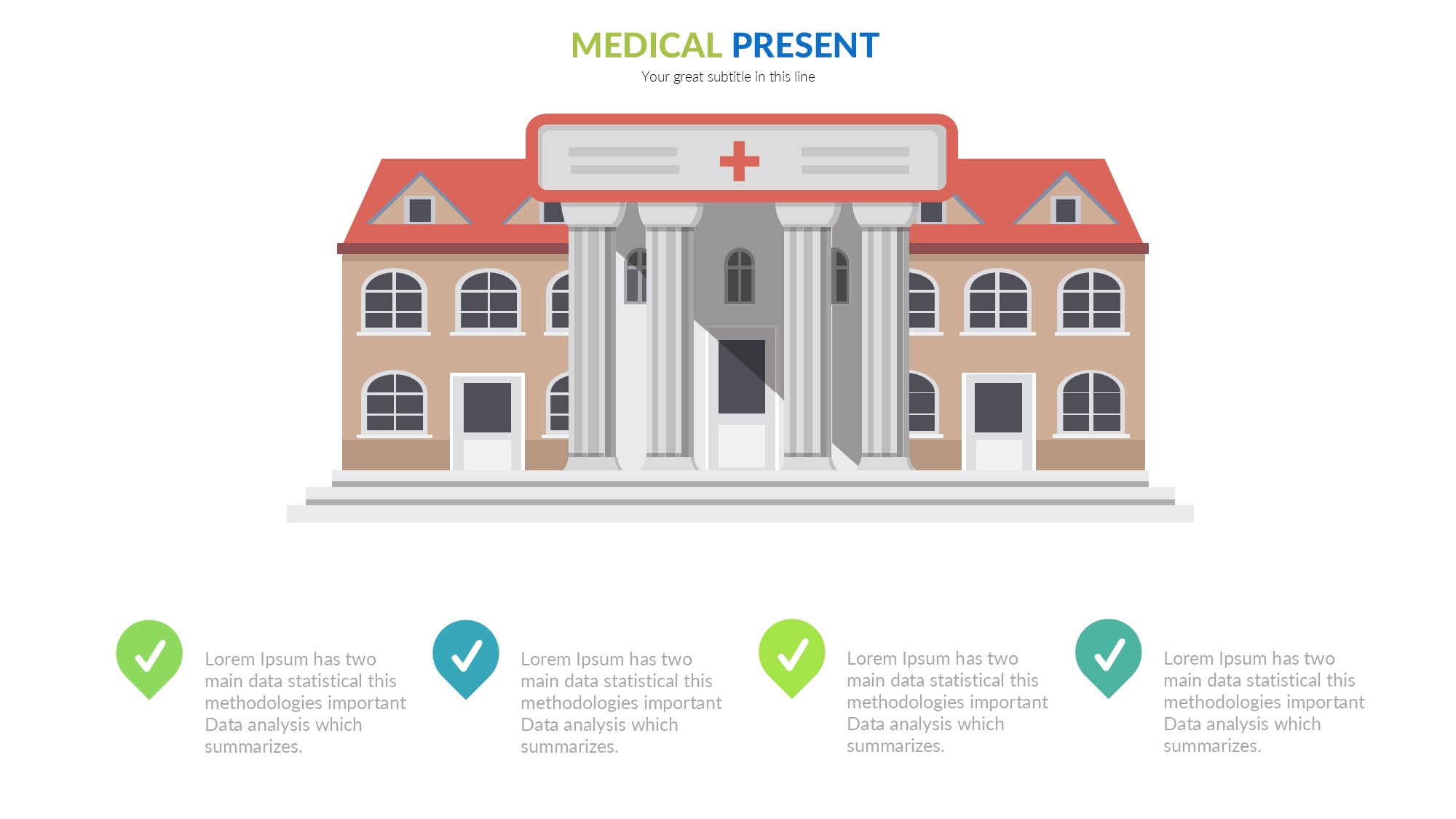 医疗医药图形信息图示PPT模板
