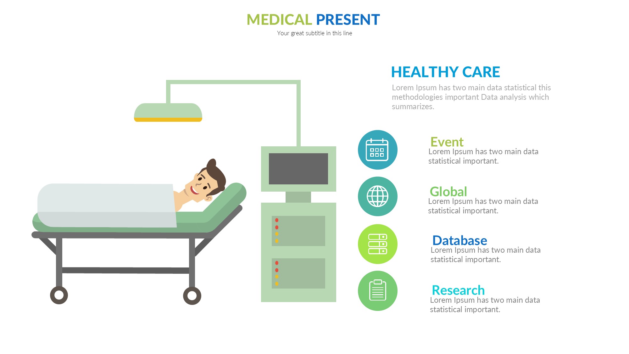 医疗医药图形信息图示PPT模板