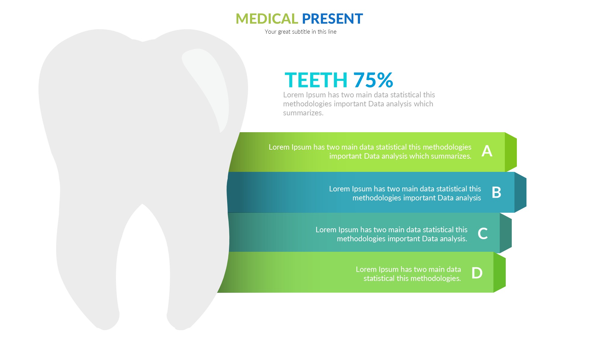 医疗医药图形信息图示PPT模板