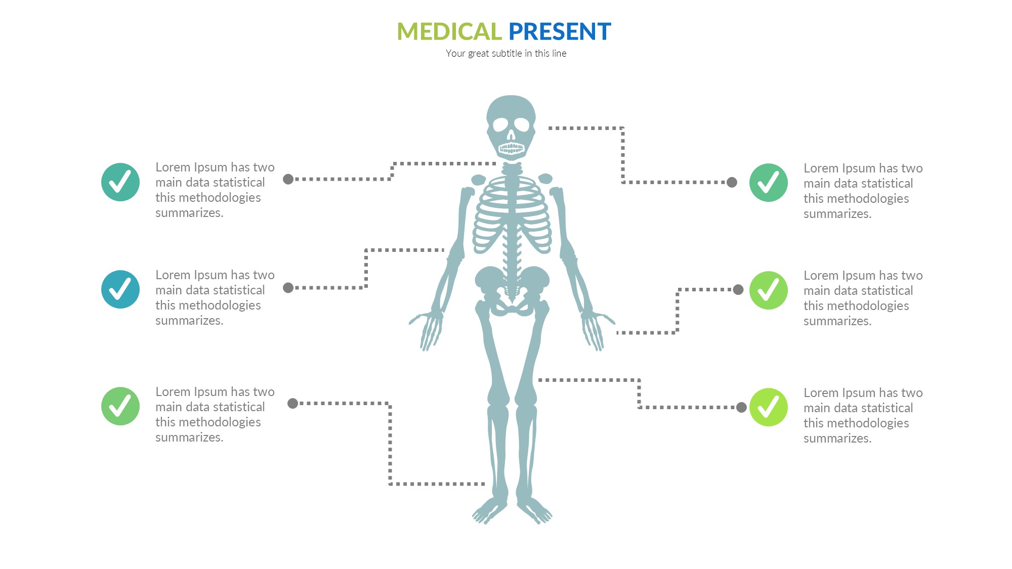 医疗医药图形信息图示PPT模板