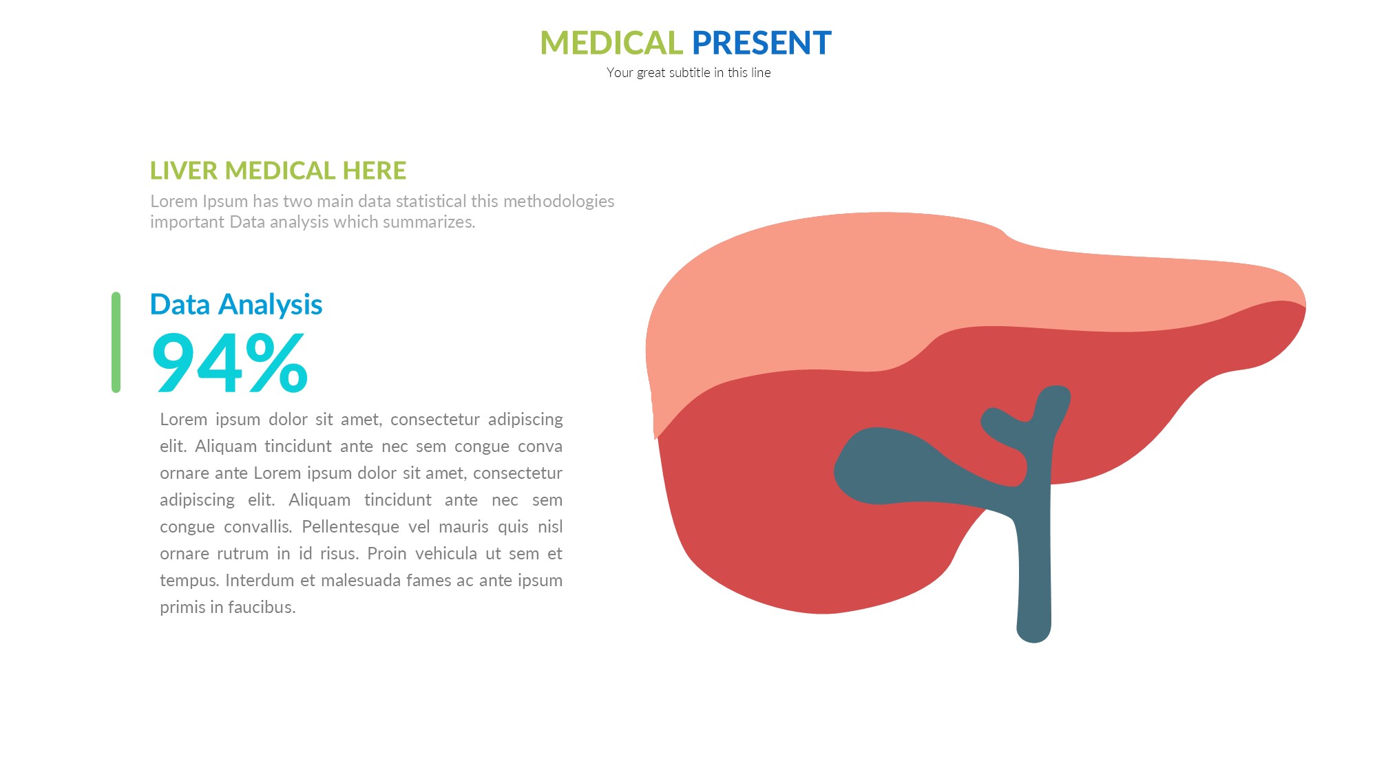 医疗医药图形信息图示PPT模板