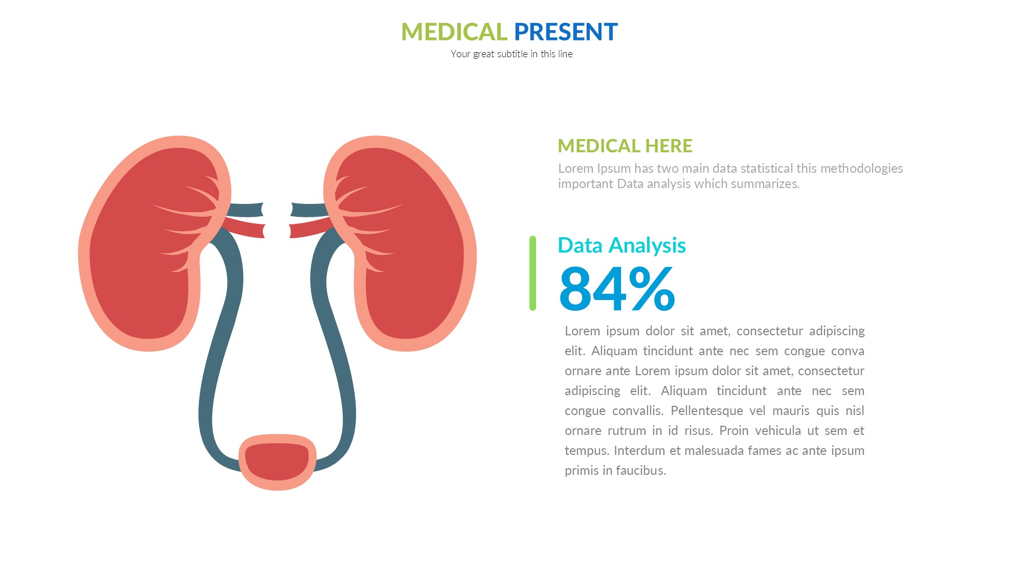 医疗医药图形信息图示PPT模板