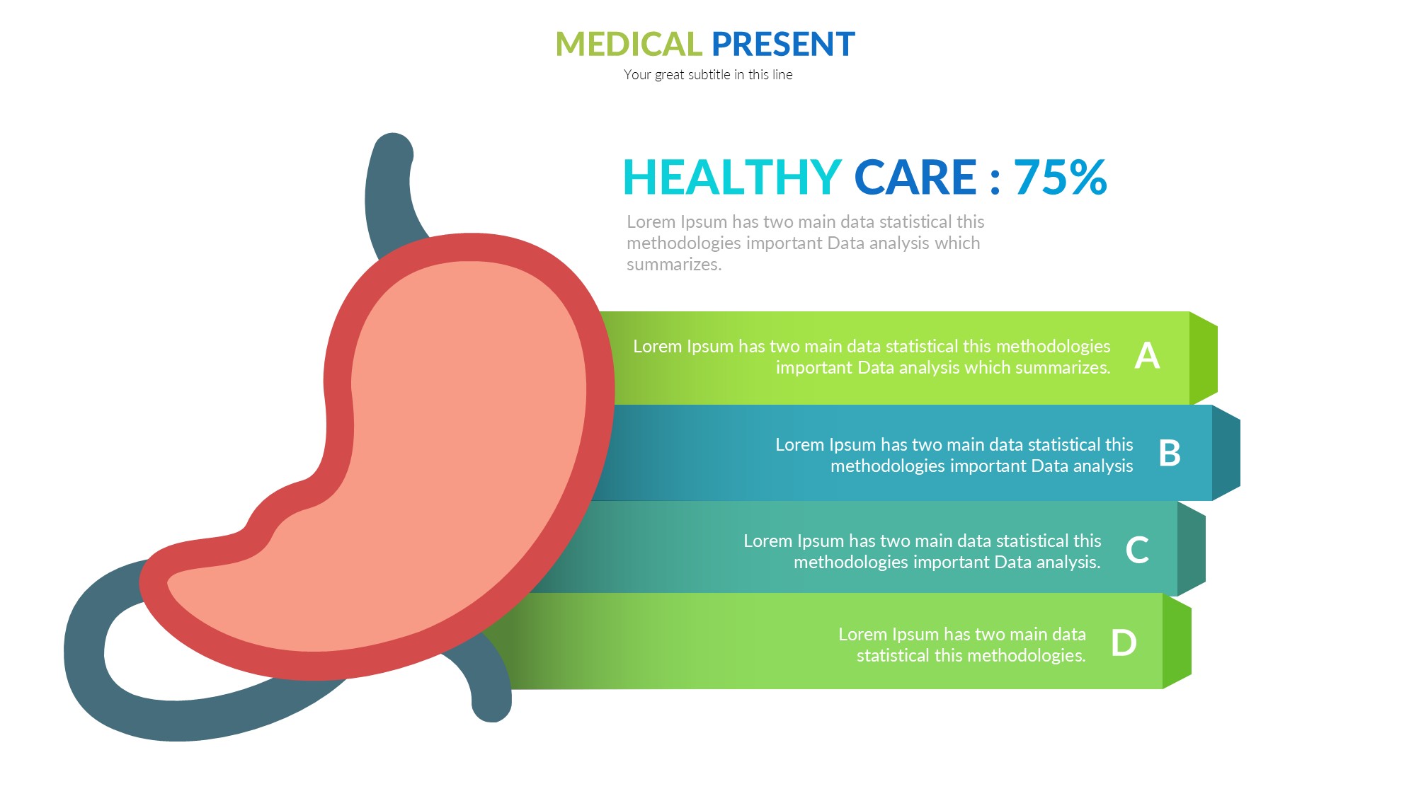 医疗医药图形信息图示PPT模板