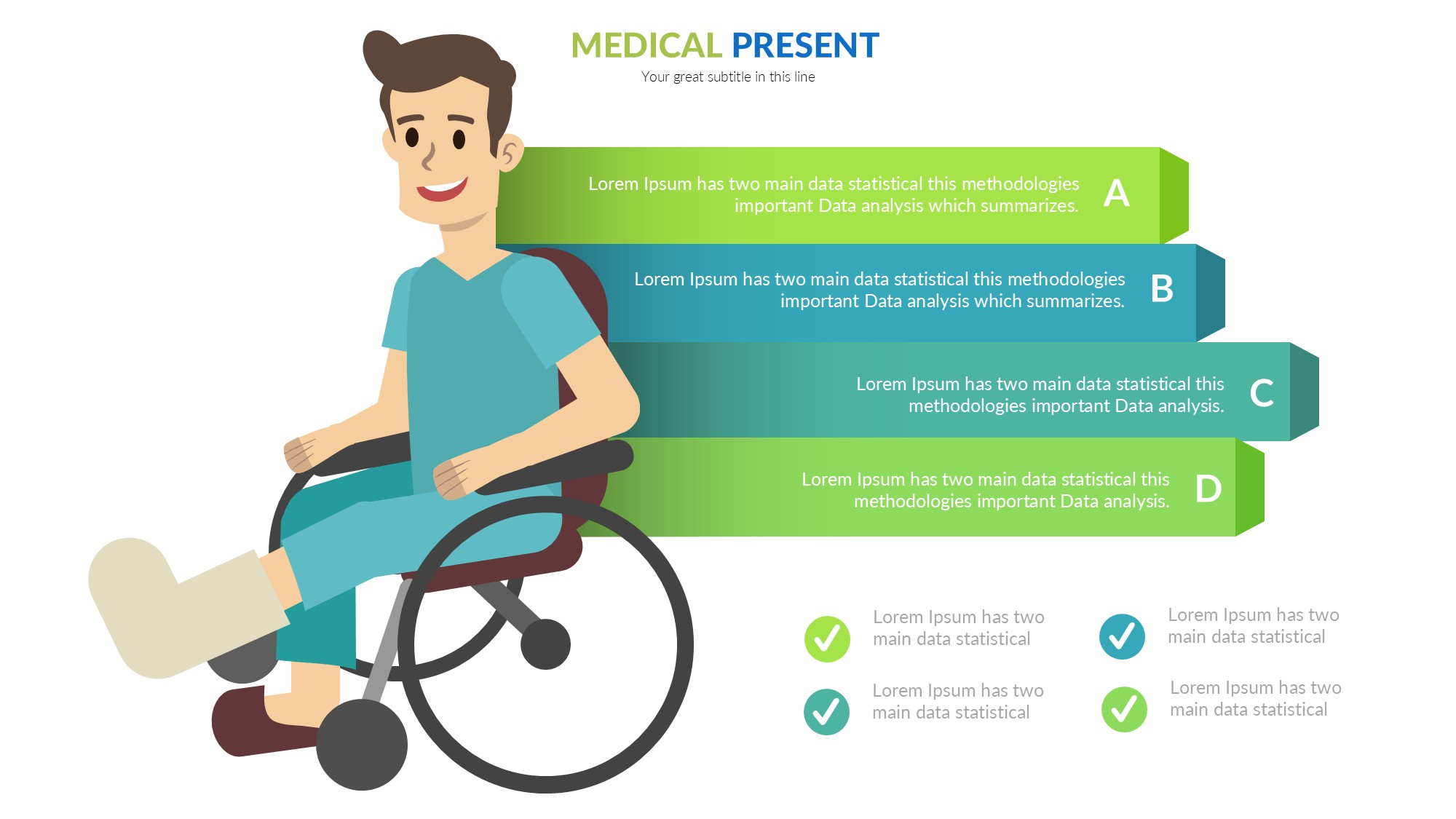 医疗医药图形信息图示PPT模板