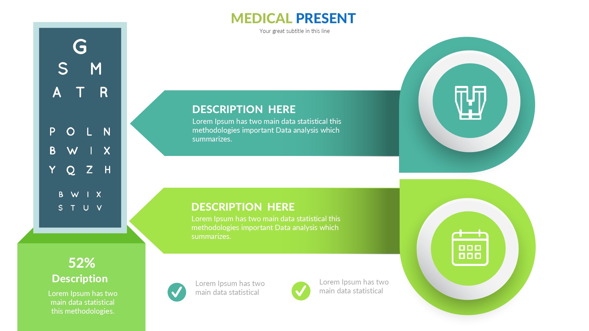 医疗医药图形信息图示PPT模板