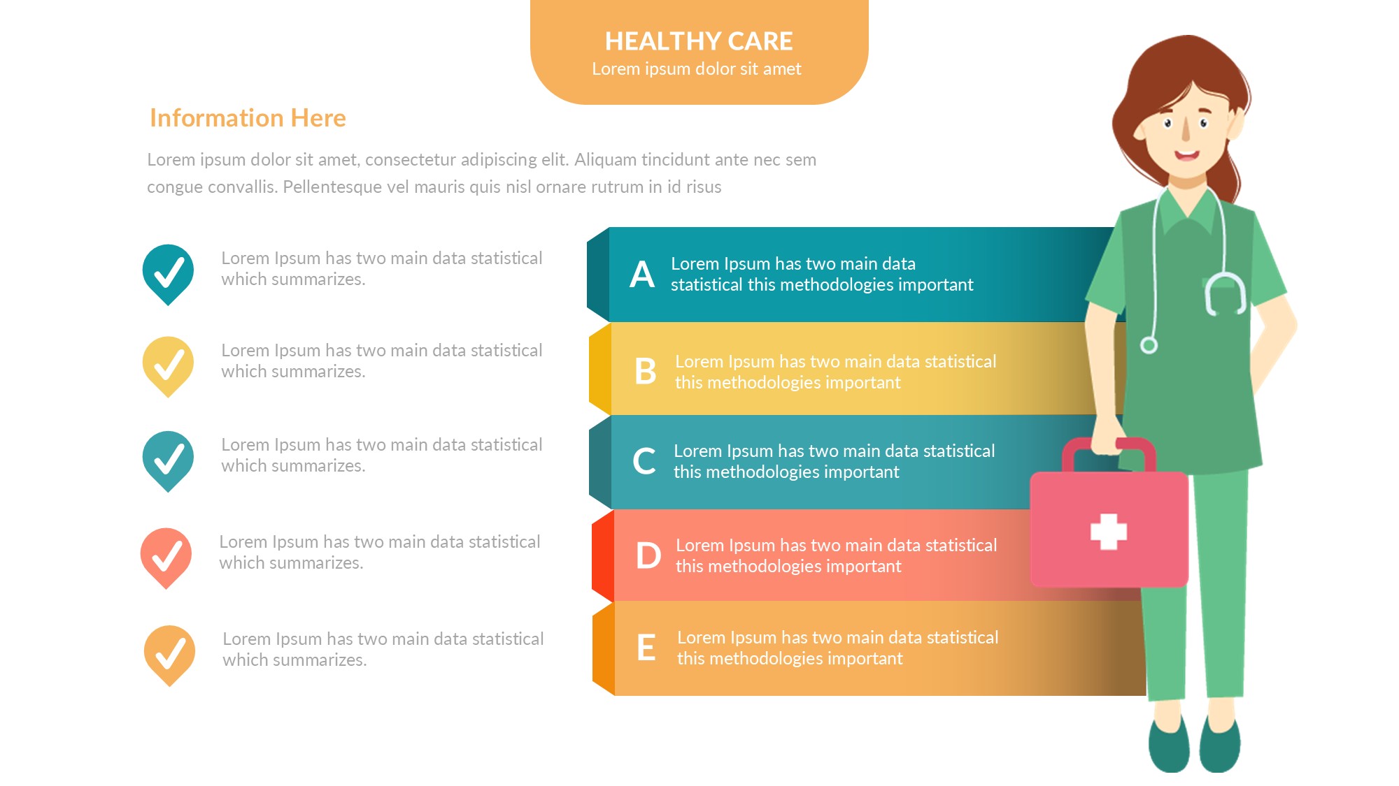 医疗医药图形信息图示PPT模板