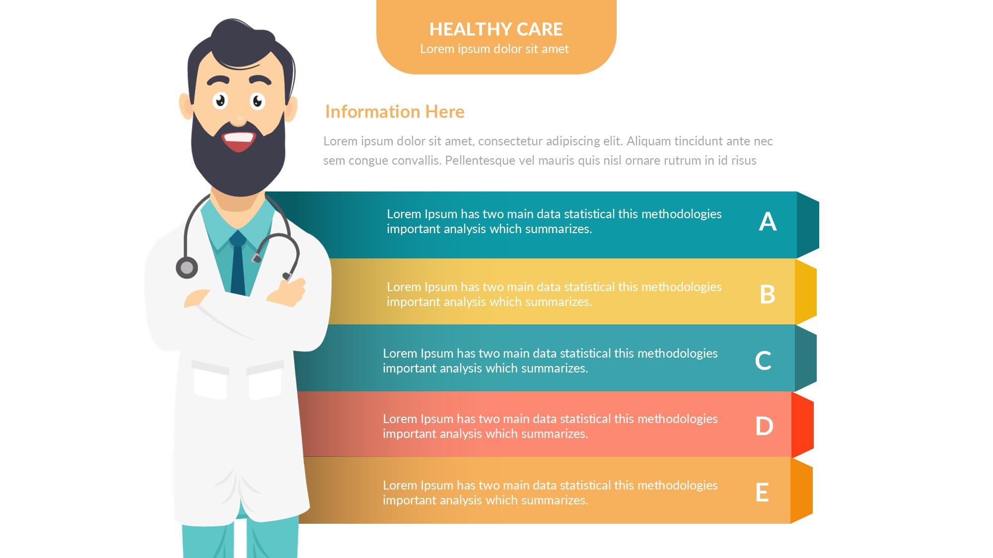 医疗医药图形信息图示PPT模板