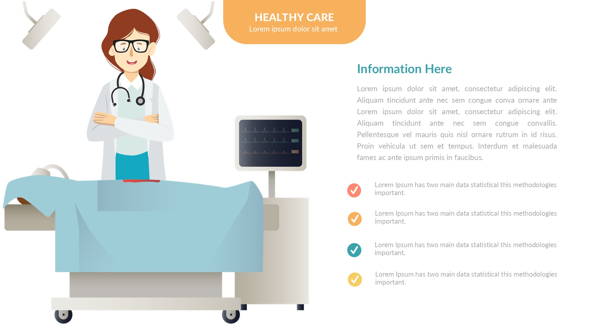 医疗医药图形信息图示PPT模板