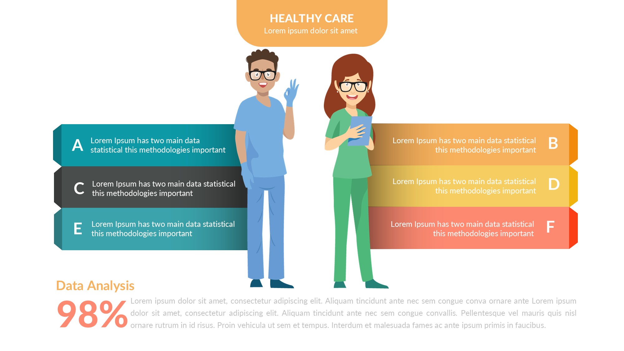 医疗医药图形信息图示PPT模板