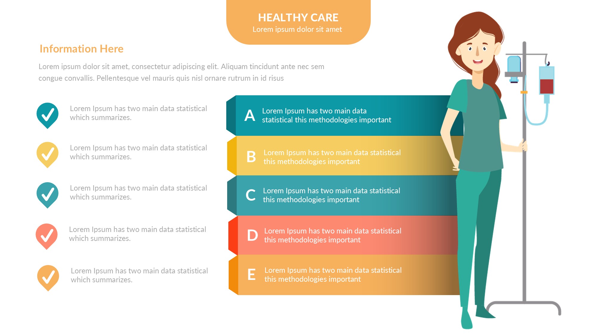 医疗医药图形信息图示PPT模板