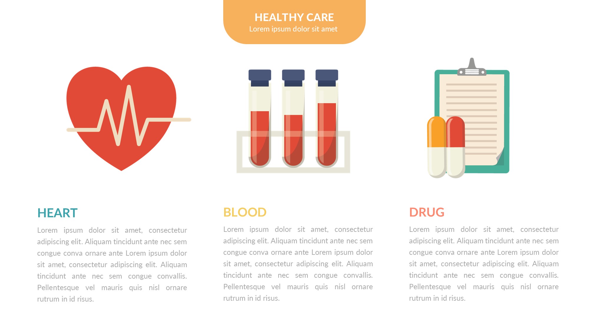 医疗医药图形信息图示PPT模板