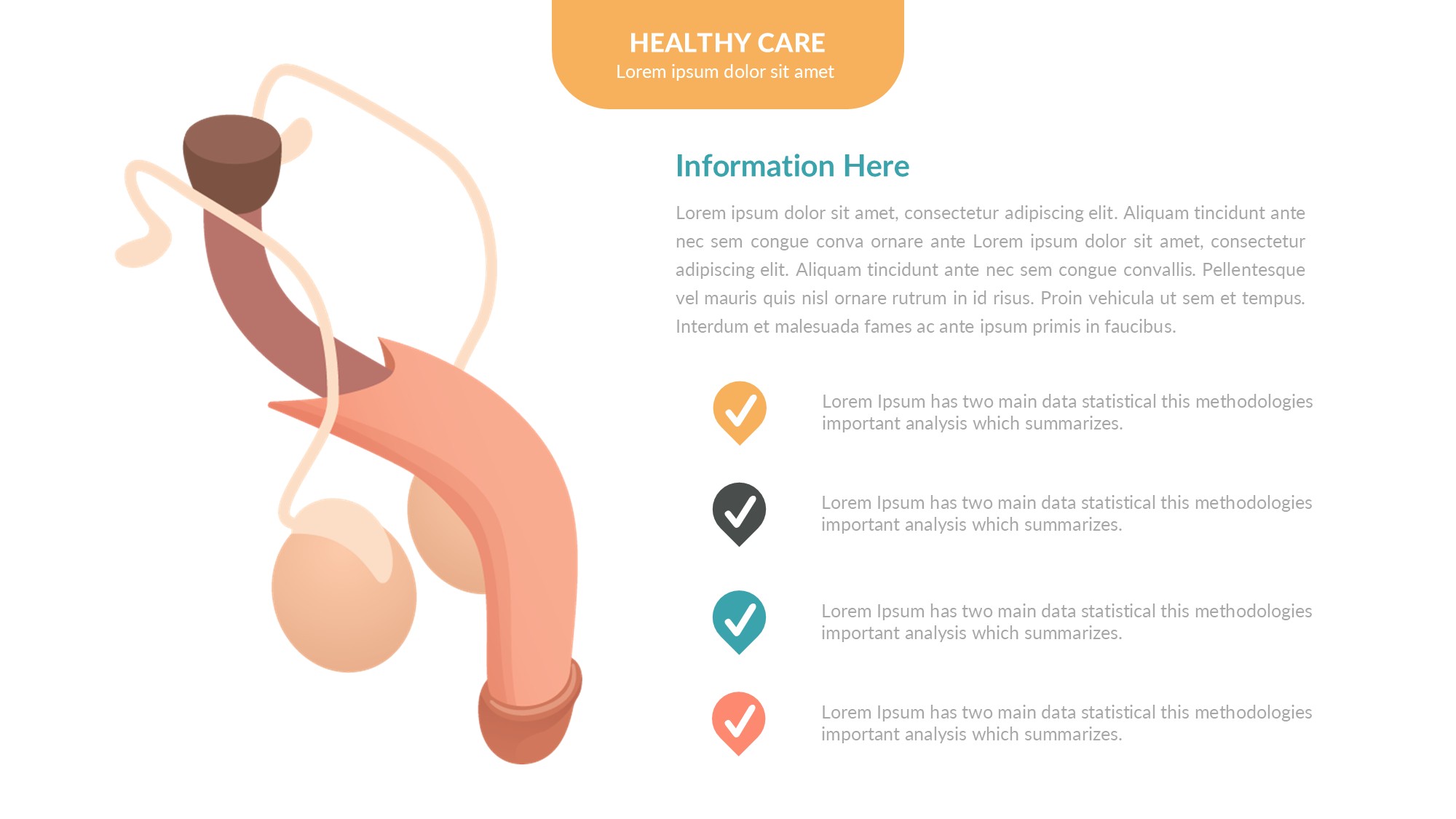 医疗医药图形信息图示PPT模板