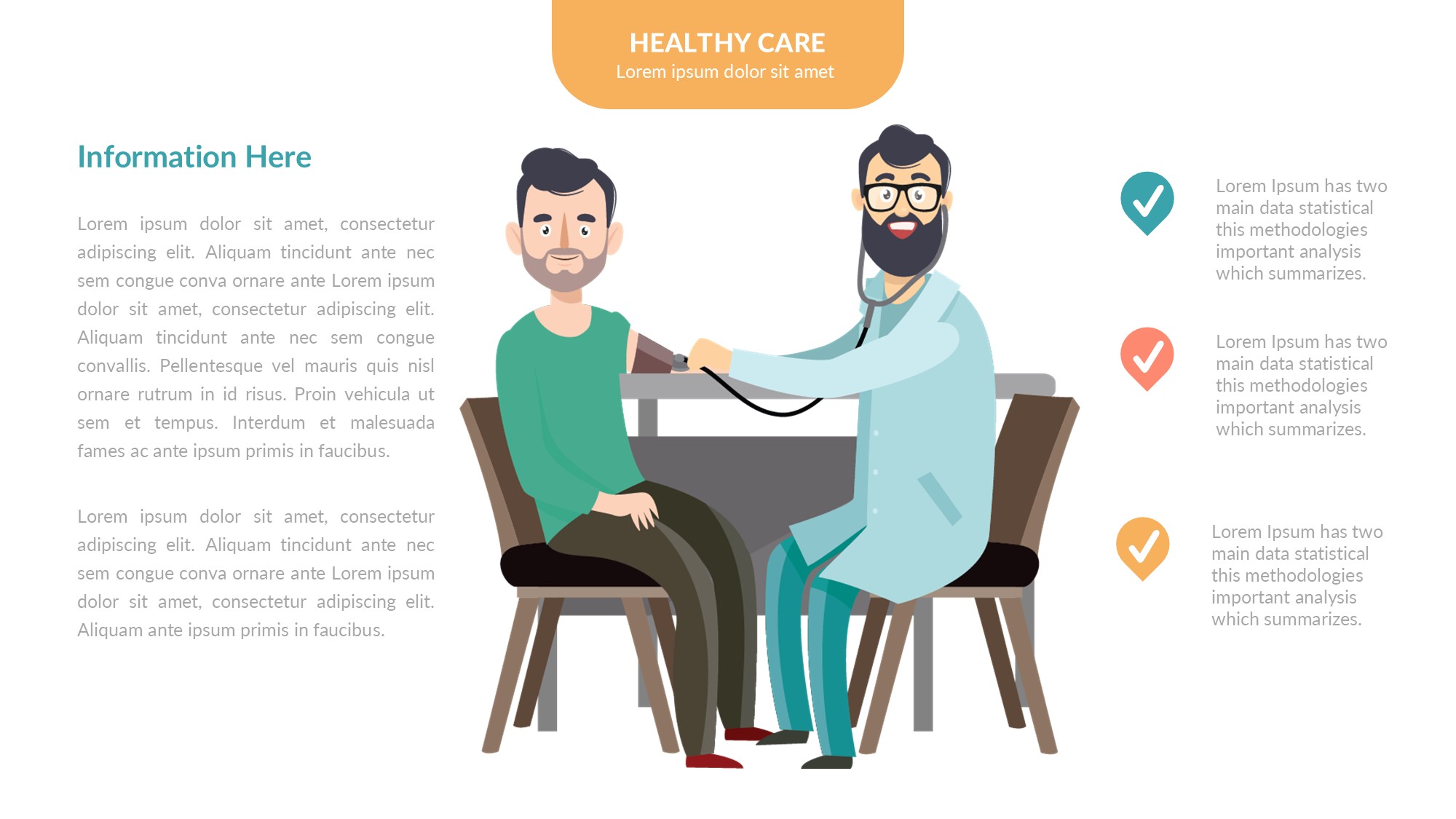医疗医药图形信息图示PPT模板