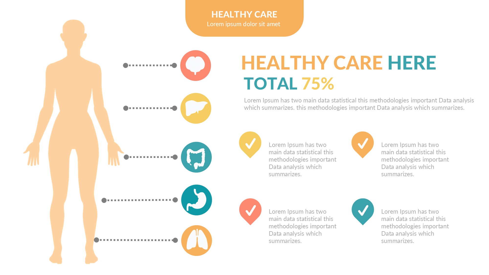 医疗医药图形信息图示PPT模板