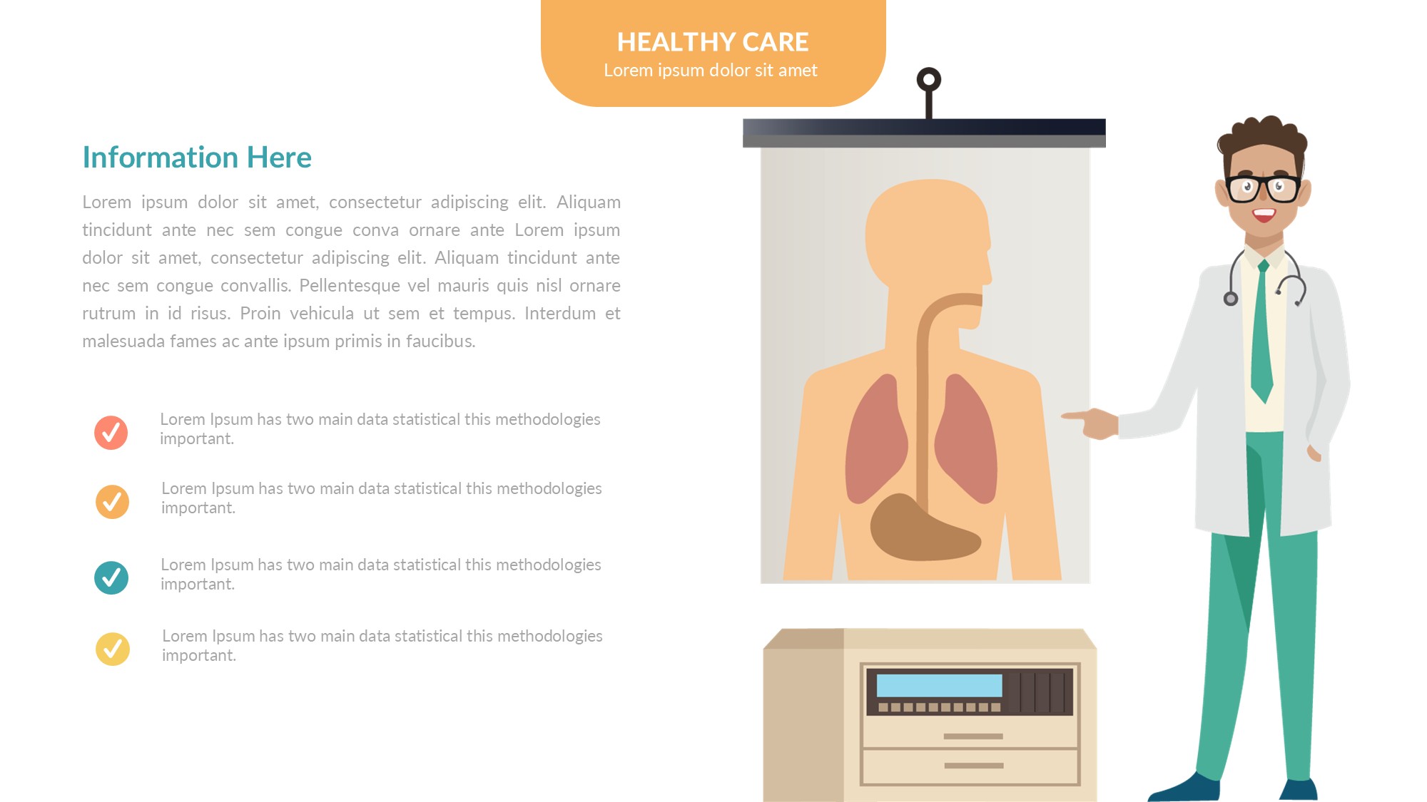 医疗医药图形信息图示PPT模板