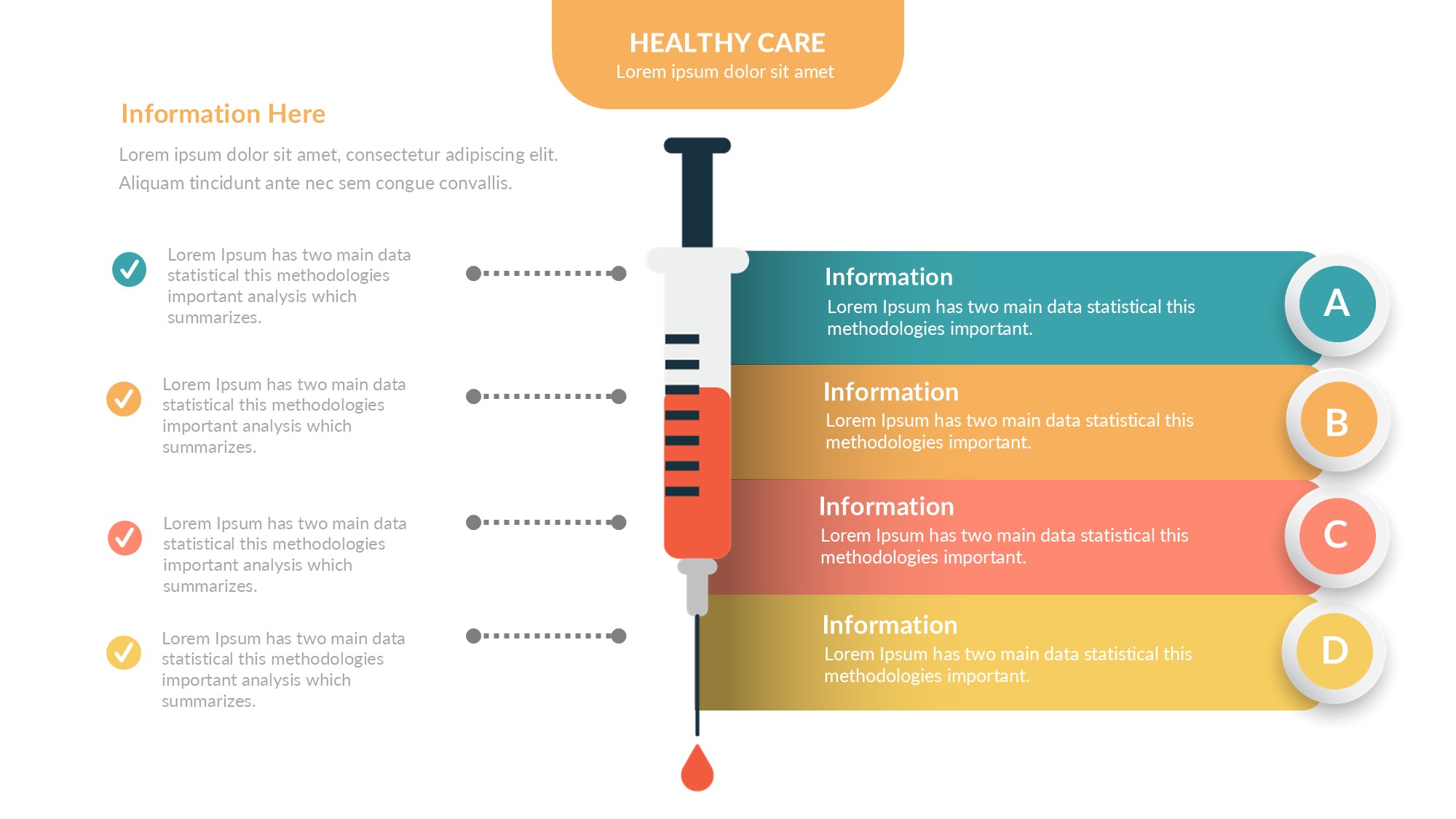 医疗医药图形信息图示PPT模板