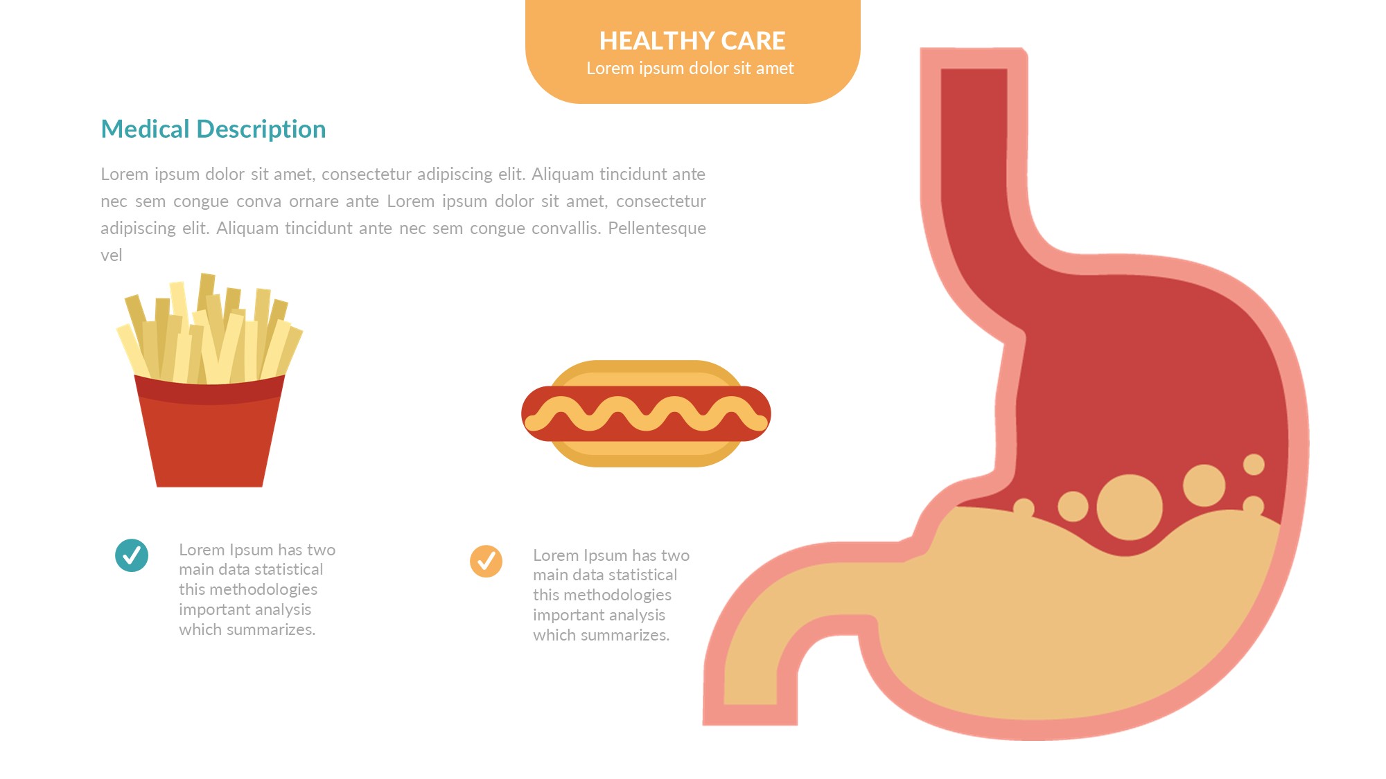 医疗医药图形信息图示PPT模板