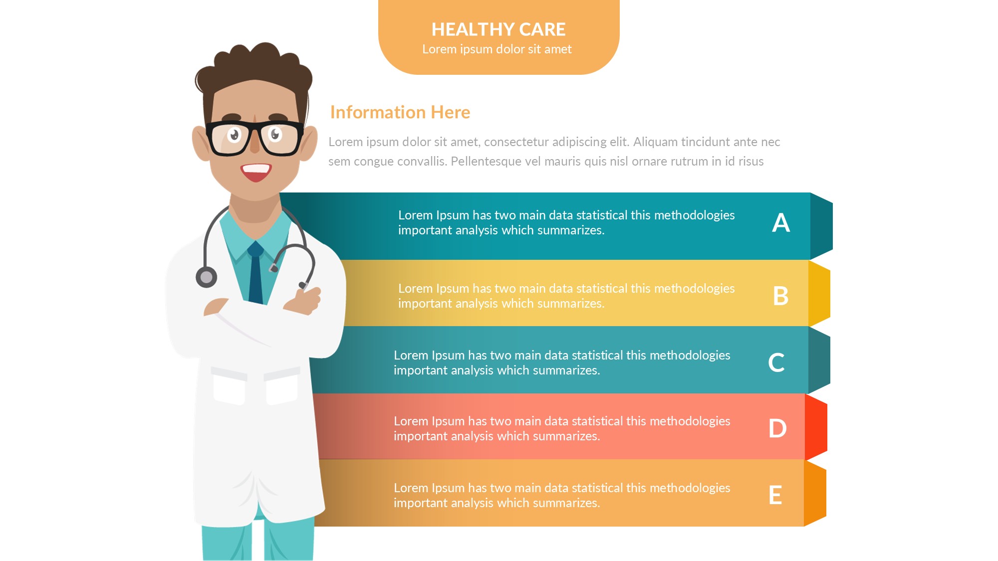 医疗医药图形信息图示PPT模板