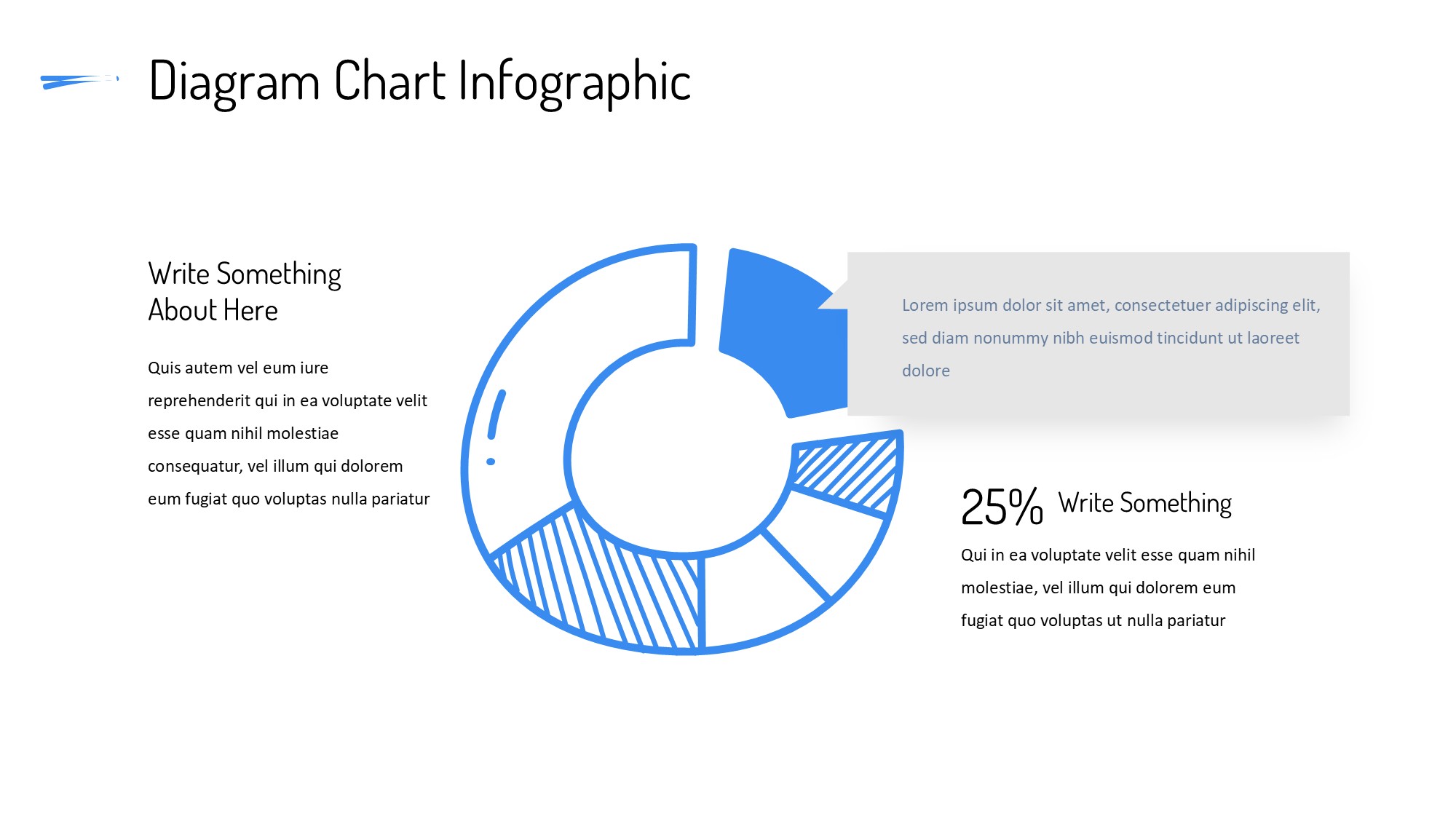 线条图形信息图示PPT模板